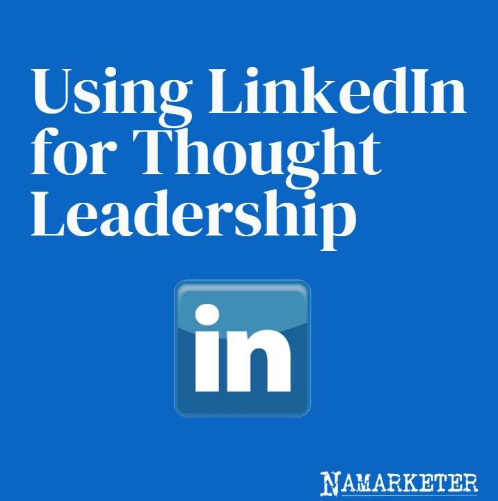 Use LinkedIn to demonstrate your thought leadership

1. Share Good News- Show that your company is vibrant, innovative, successful, and active in your community
2. Be Authentic and Put a Face To Your Business. Your customers are curious about the peo