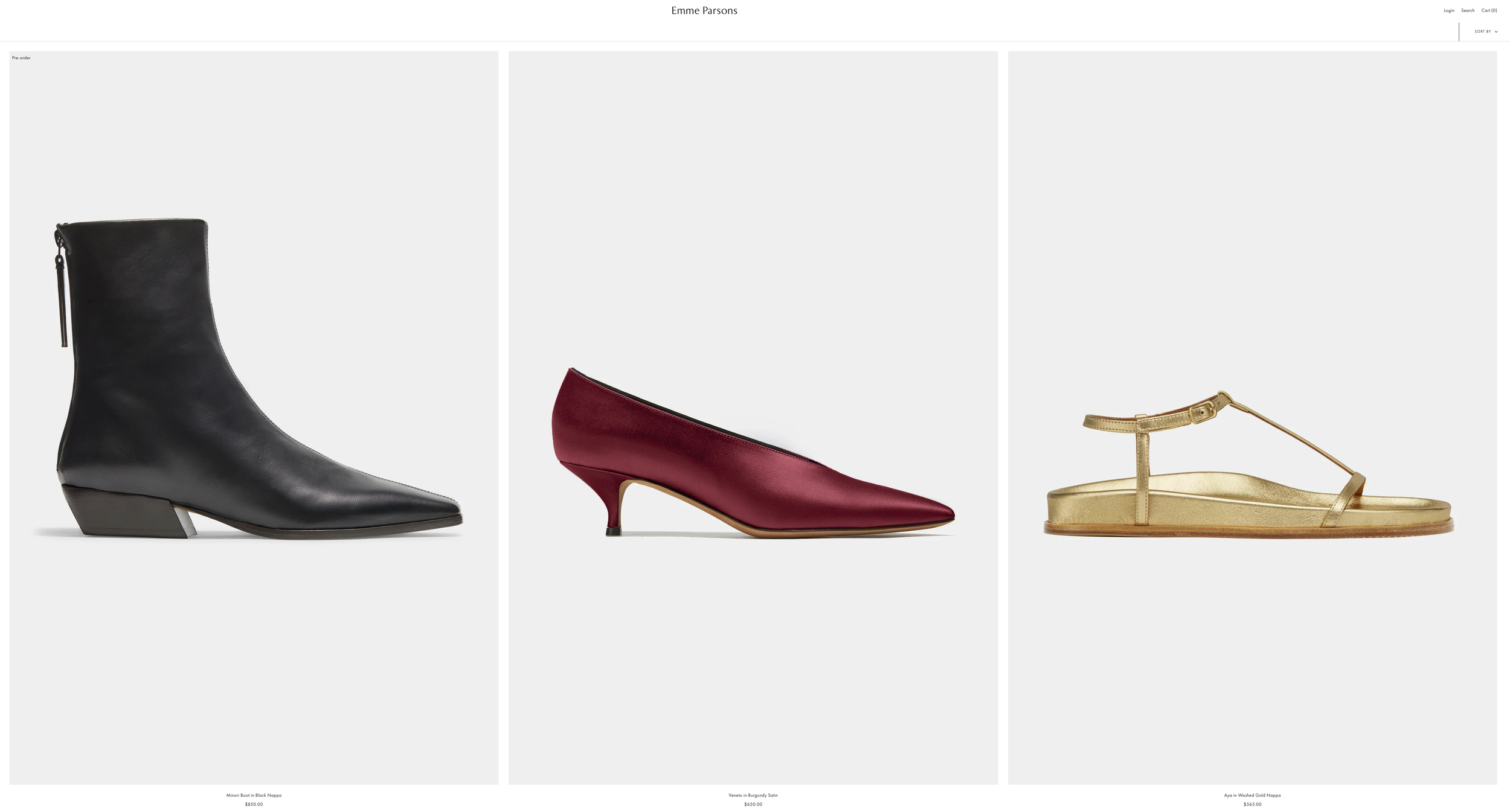 Emme Parsons Shoes
