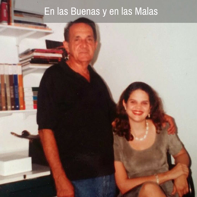 Con papi en el 1995