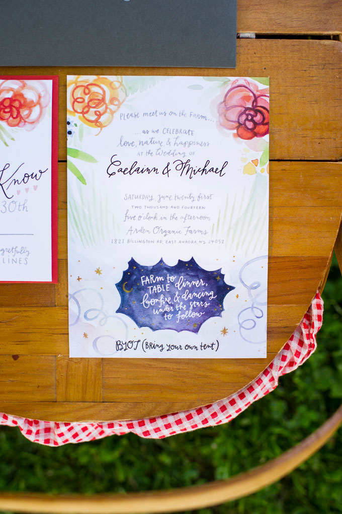 Photo credit: Ayres Photography; Invitations & Calligraphy: Kelly Place
