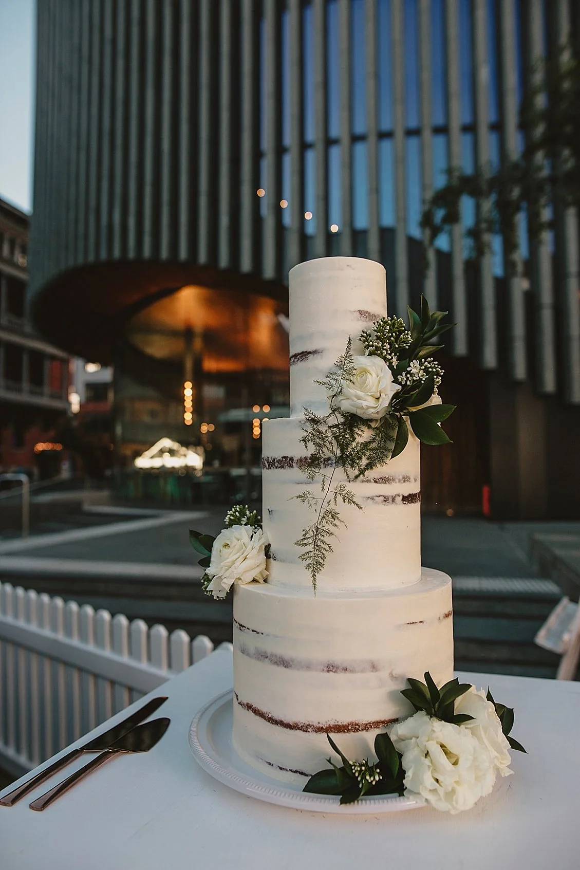 the cake and I wedding cake