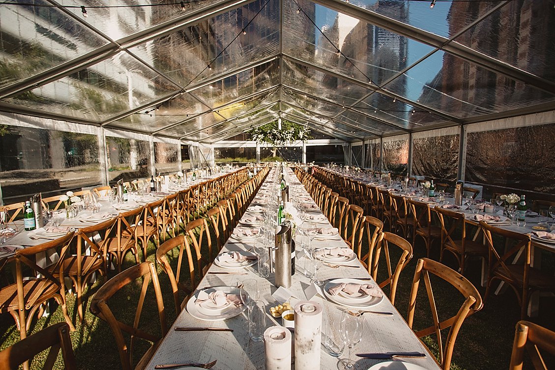 como treasury hotel marquee wedding