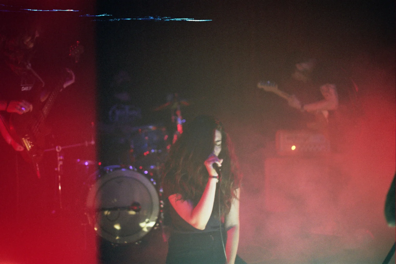 King Woman performing live at the Witch Room in Sacramento, CA June 2014.