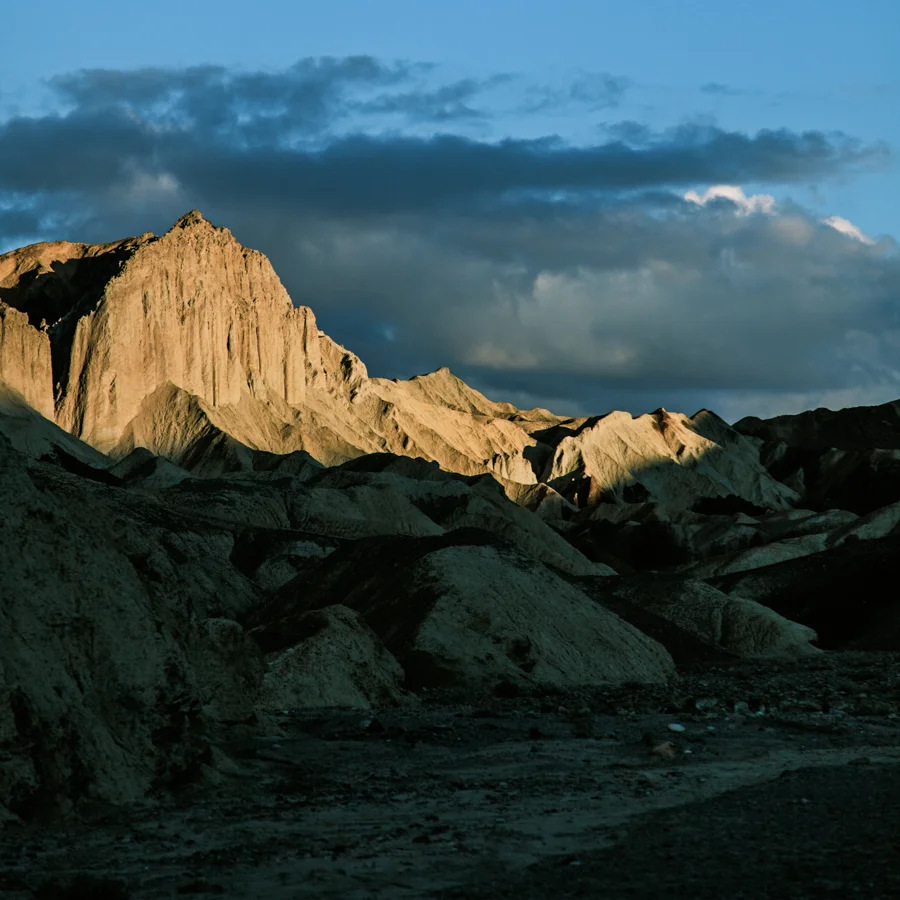 Zabriskie Point at sunset. Jan 2013.