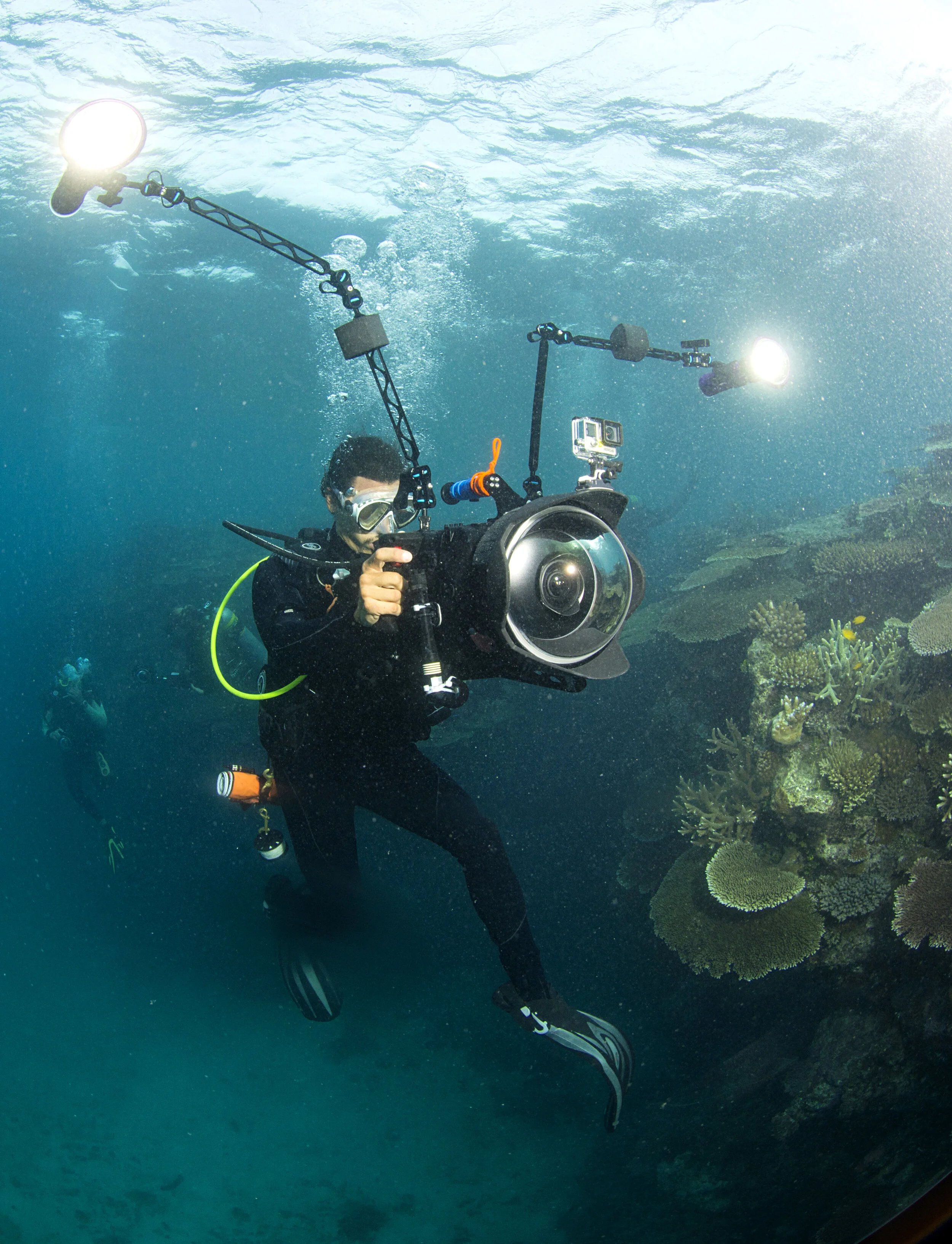 Jeff Orlowski scuba diving in Australia