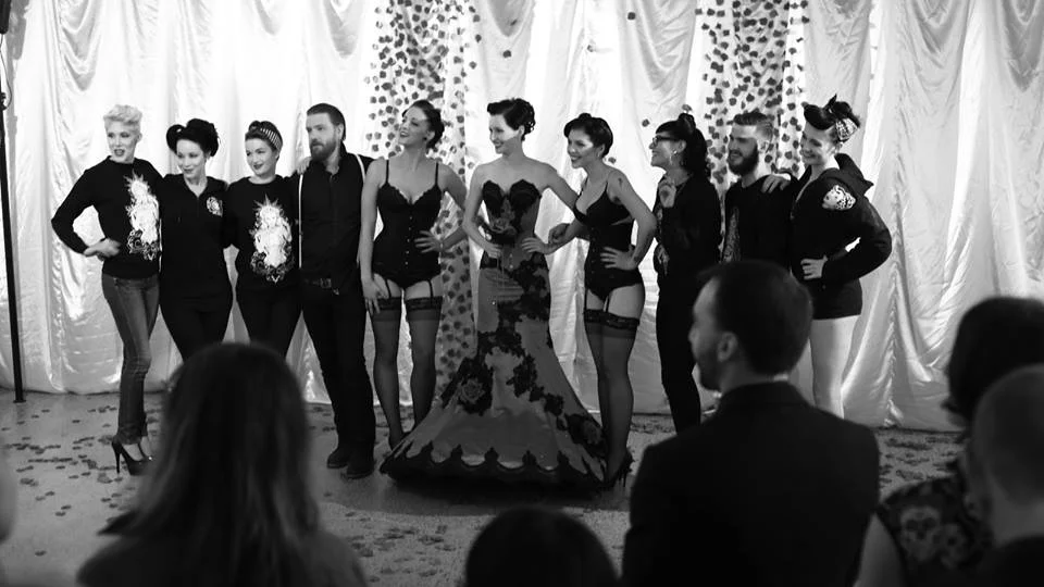The models take a bow! Photo: Anthony Corban