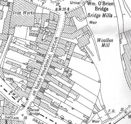 EXTRACT OF GALWAY CITY MAP 1872
