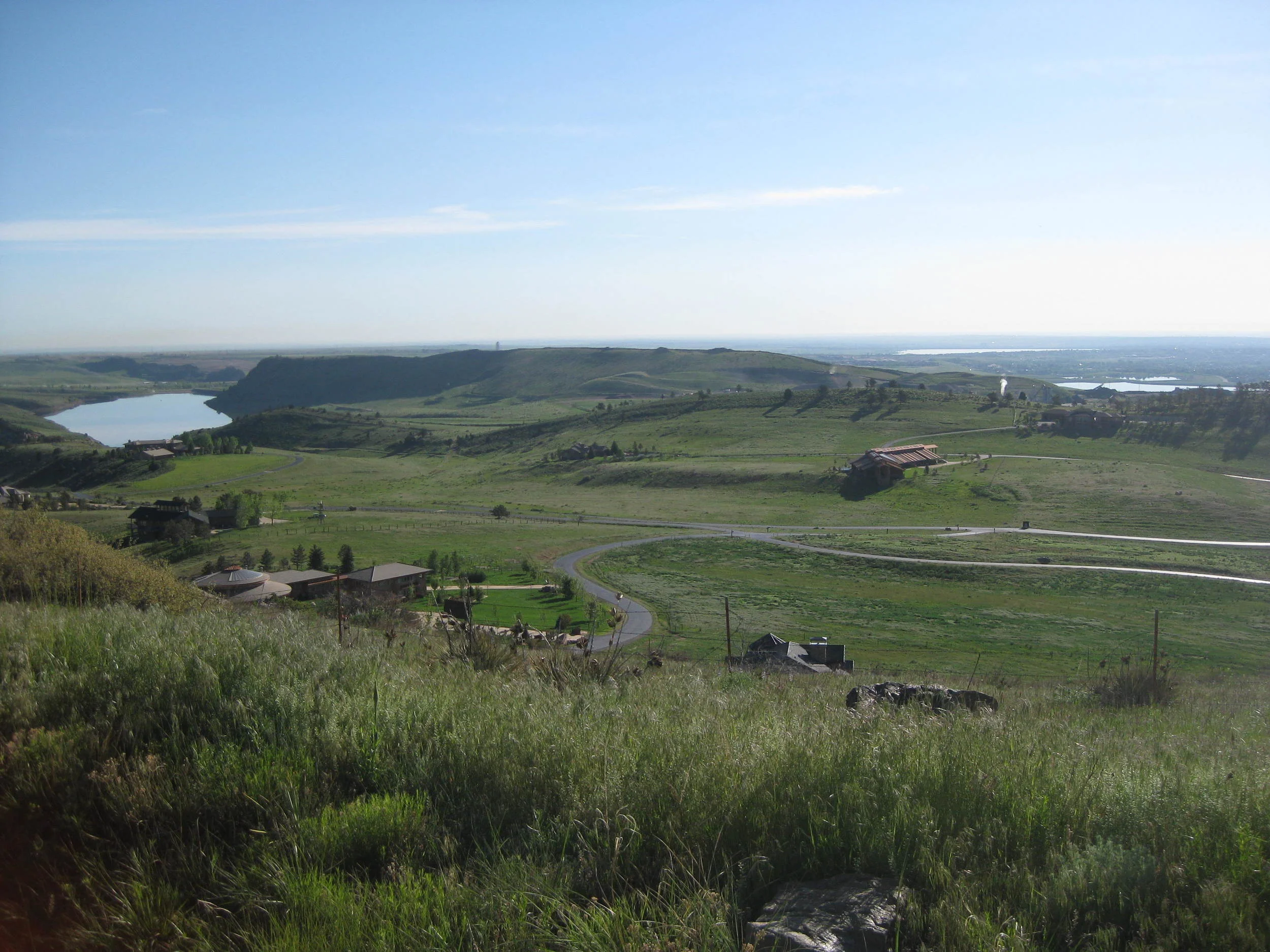 TAKEN ON THE CLIMB AT WHITE RANCH. "From up here, those people look like ants. Ants next to enormous houses."
