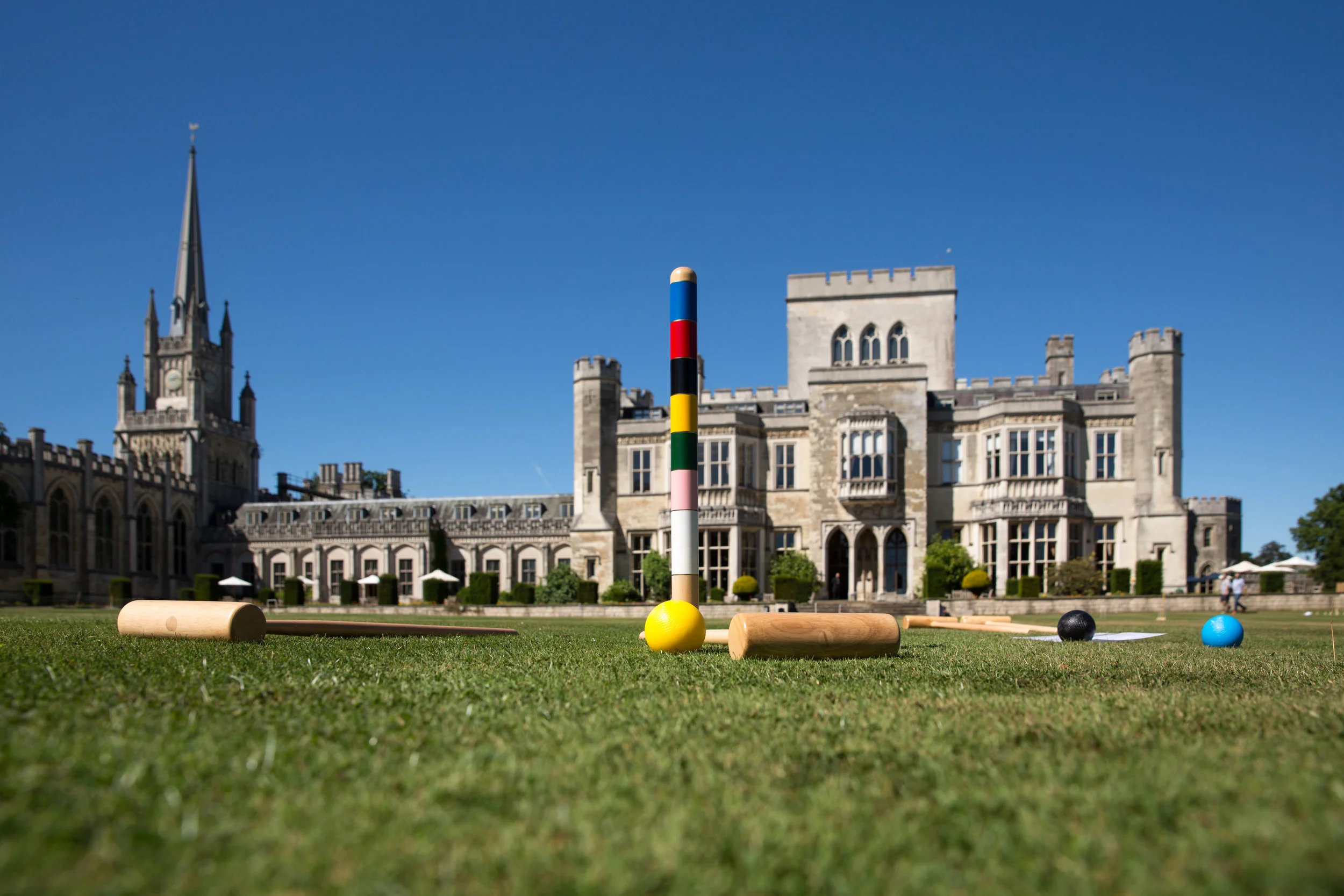 Country Estate + Ninja Warrior + Bubble Football = Great Summer Party