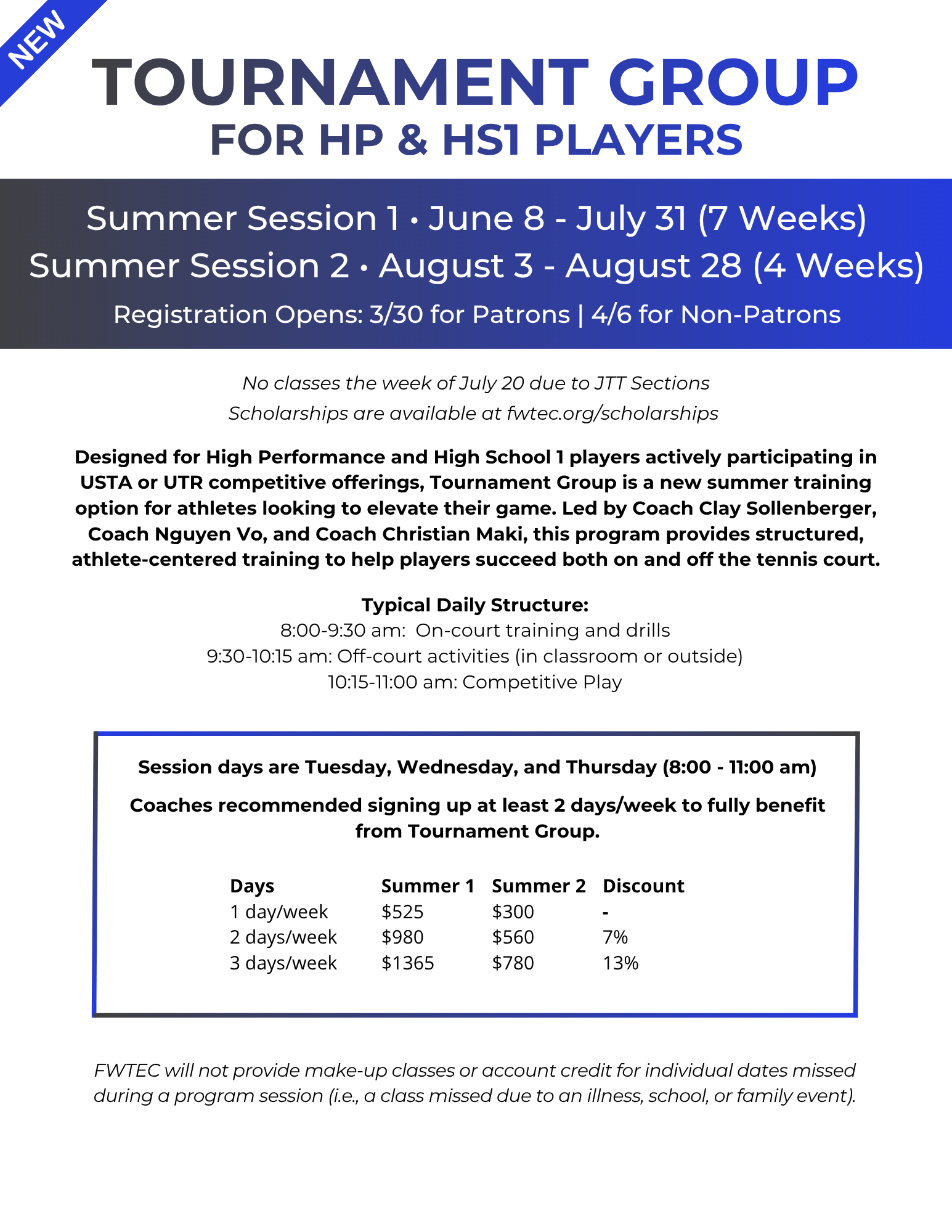 Tournament group flyer thumbnail