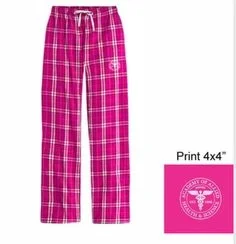 Pink Plaid Flannel PJs