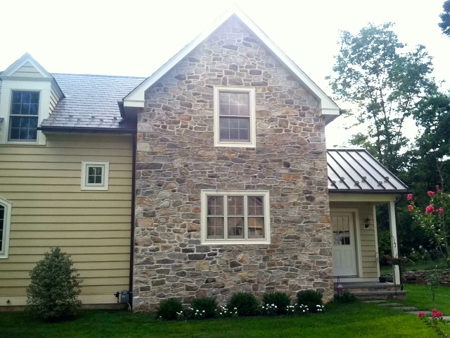 Stonework done in 2012 to match original 1739 style.