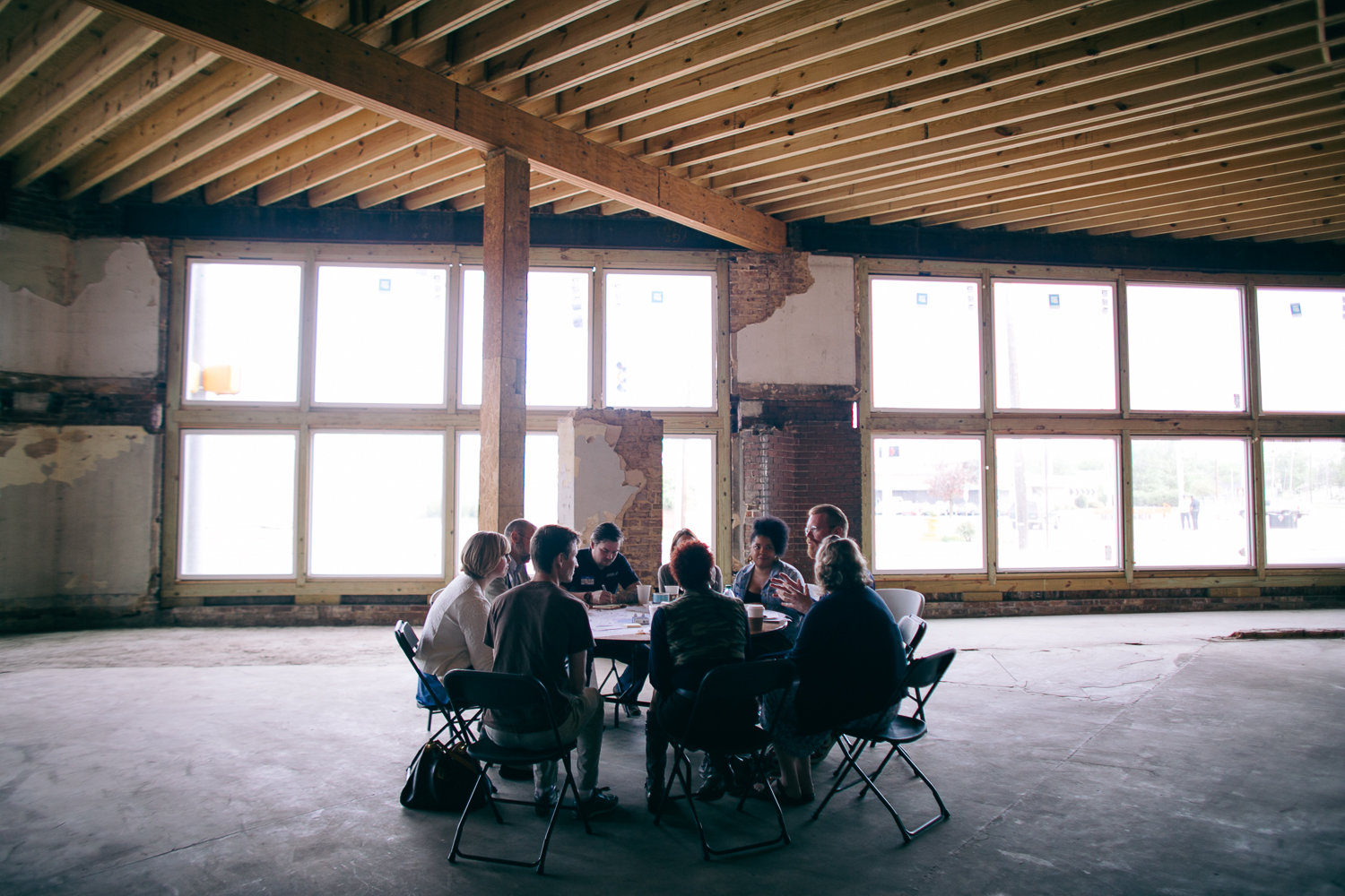 Teams were intentionally created to include members with a variety of experiences, from design to policy to activism to business to the local neighborhood itself. (Credit: Our Ampersand Photography )