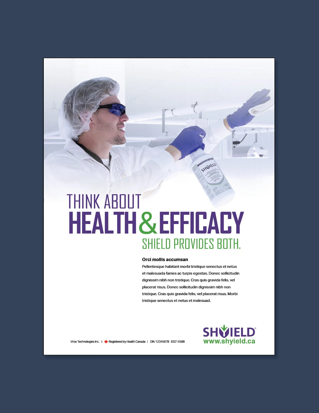 Magazine advertisement for a cleaning product  (Agency: SCMI)