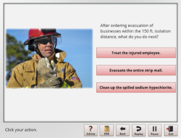 Hazmat Response Demo Screenshot