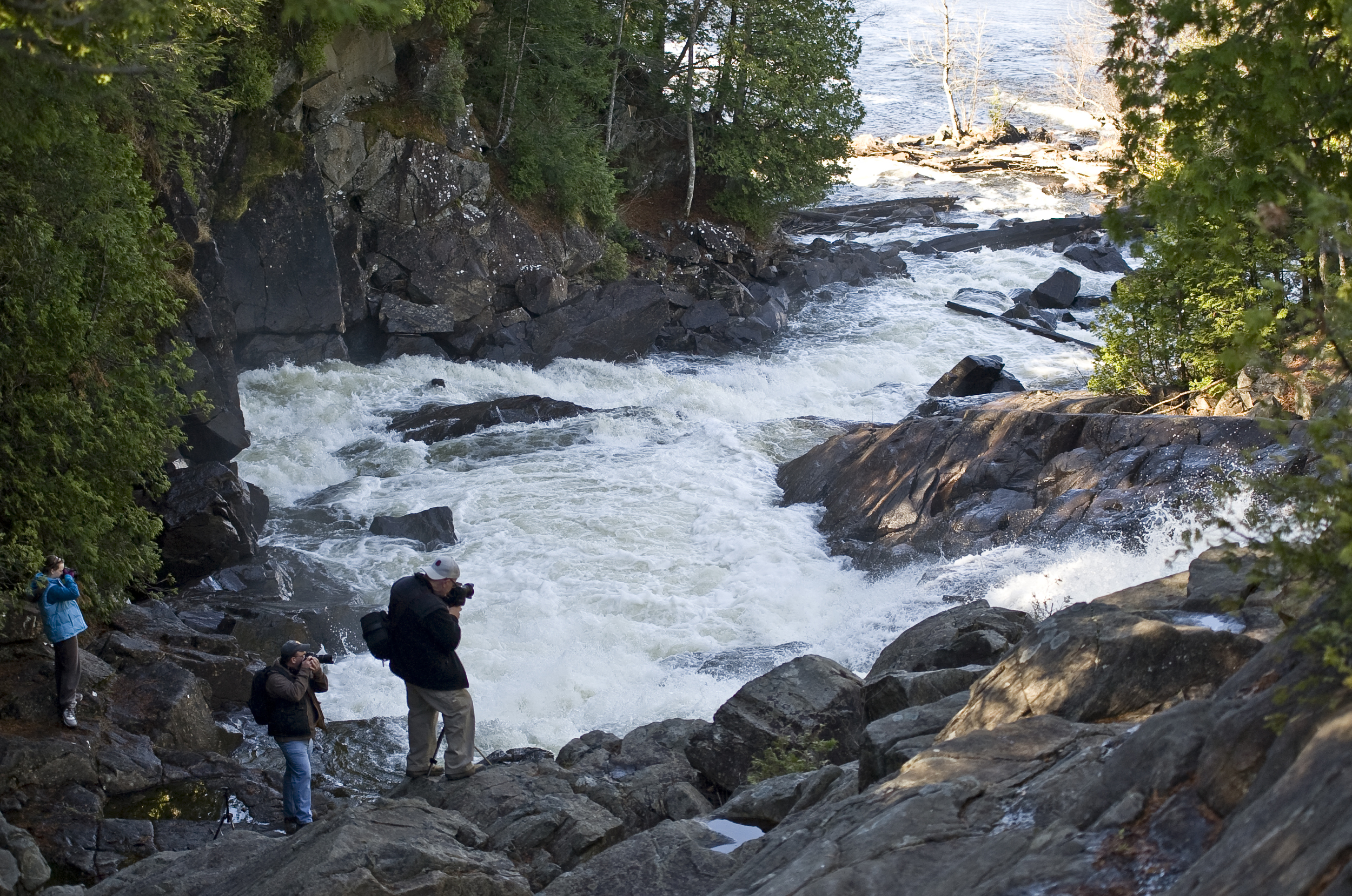 daytrippers at ragged falls.jpg