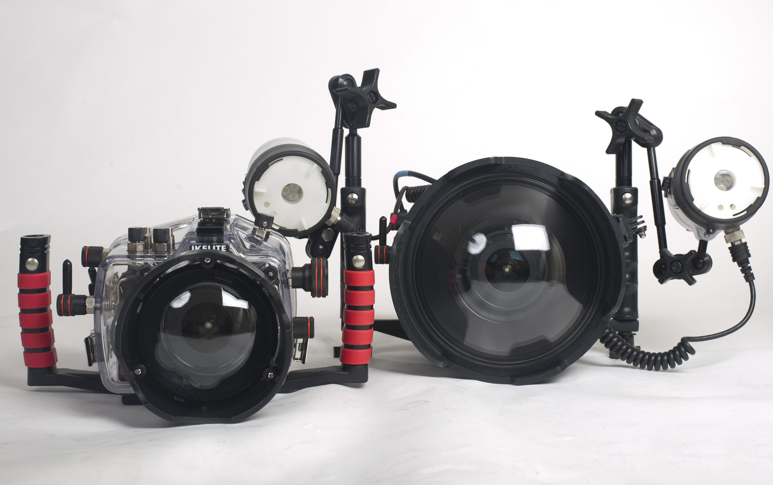 The Underwater Cameras used in the Starfish Underwater Photography photo shoots..