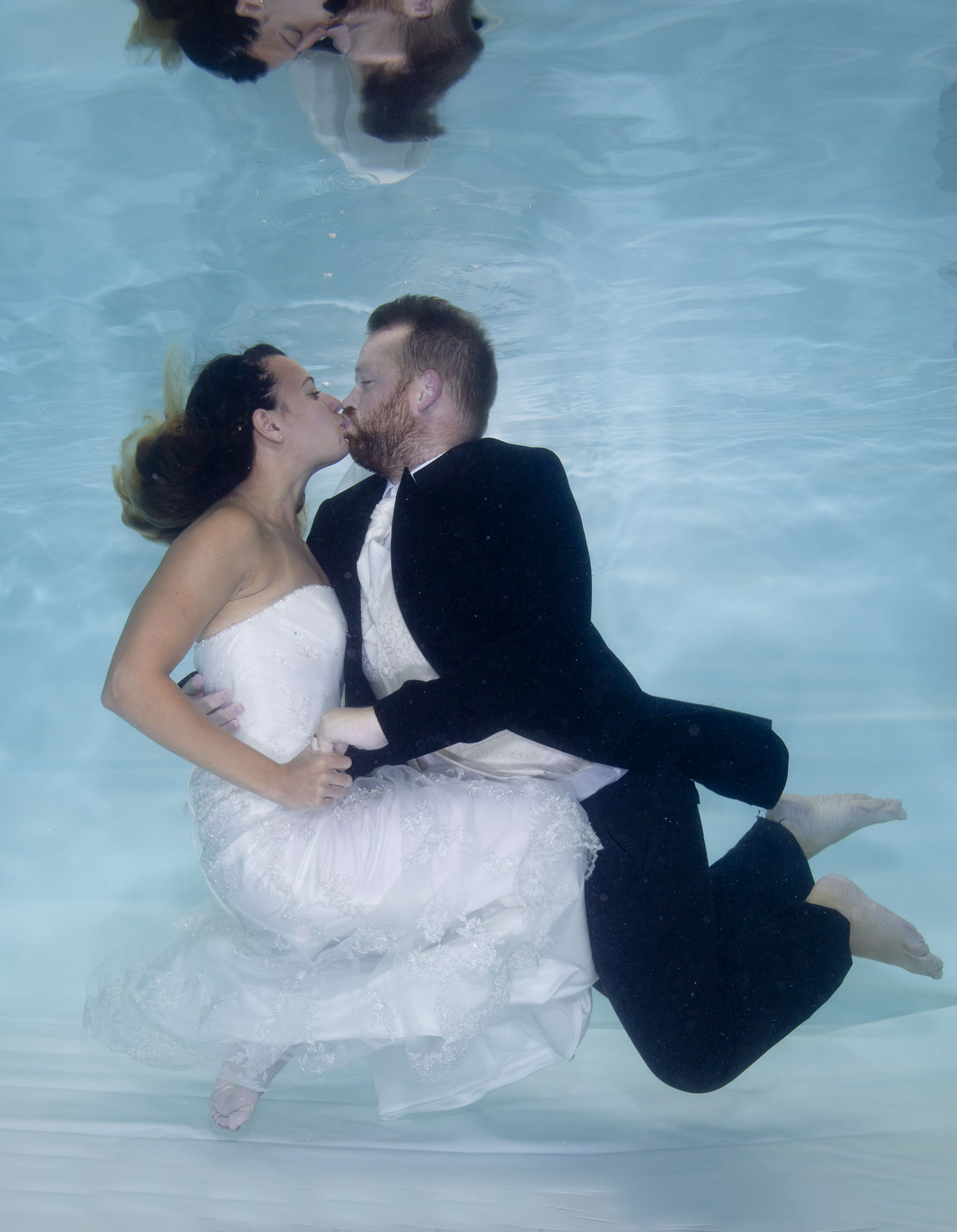 Becky and Keith celebrated their wedding anniversary in the only way swim school owners could! 