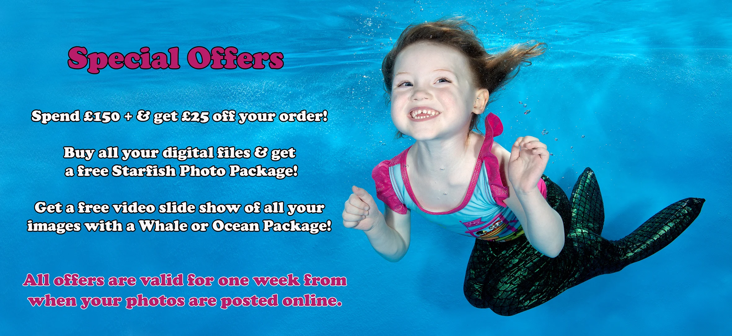 Hurry! Offers are only valid until midnight on Saturday 20th April, 2019!