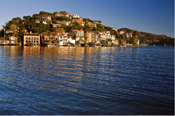 Tiburon from the water