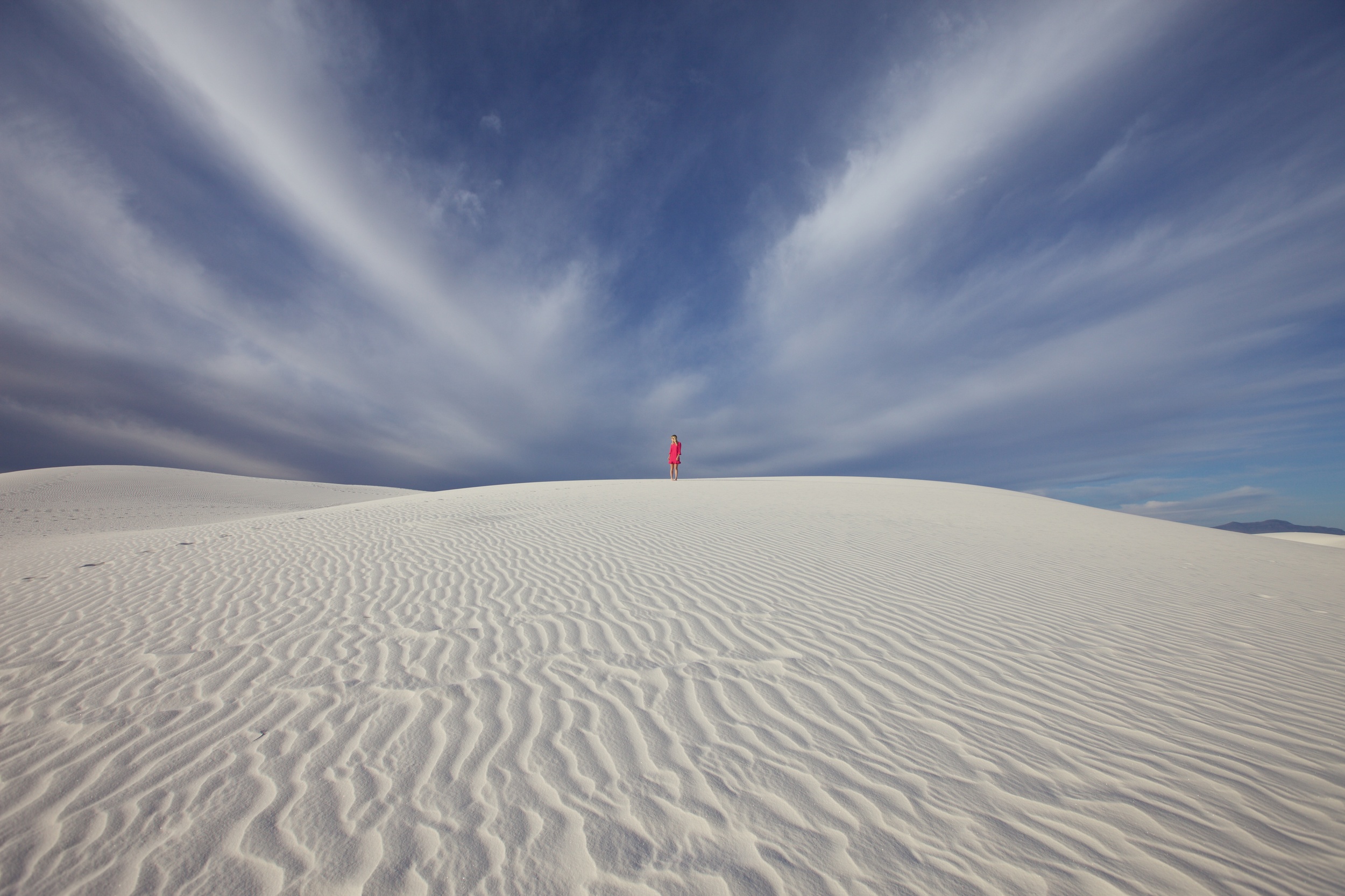white sand