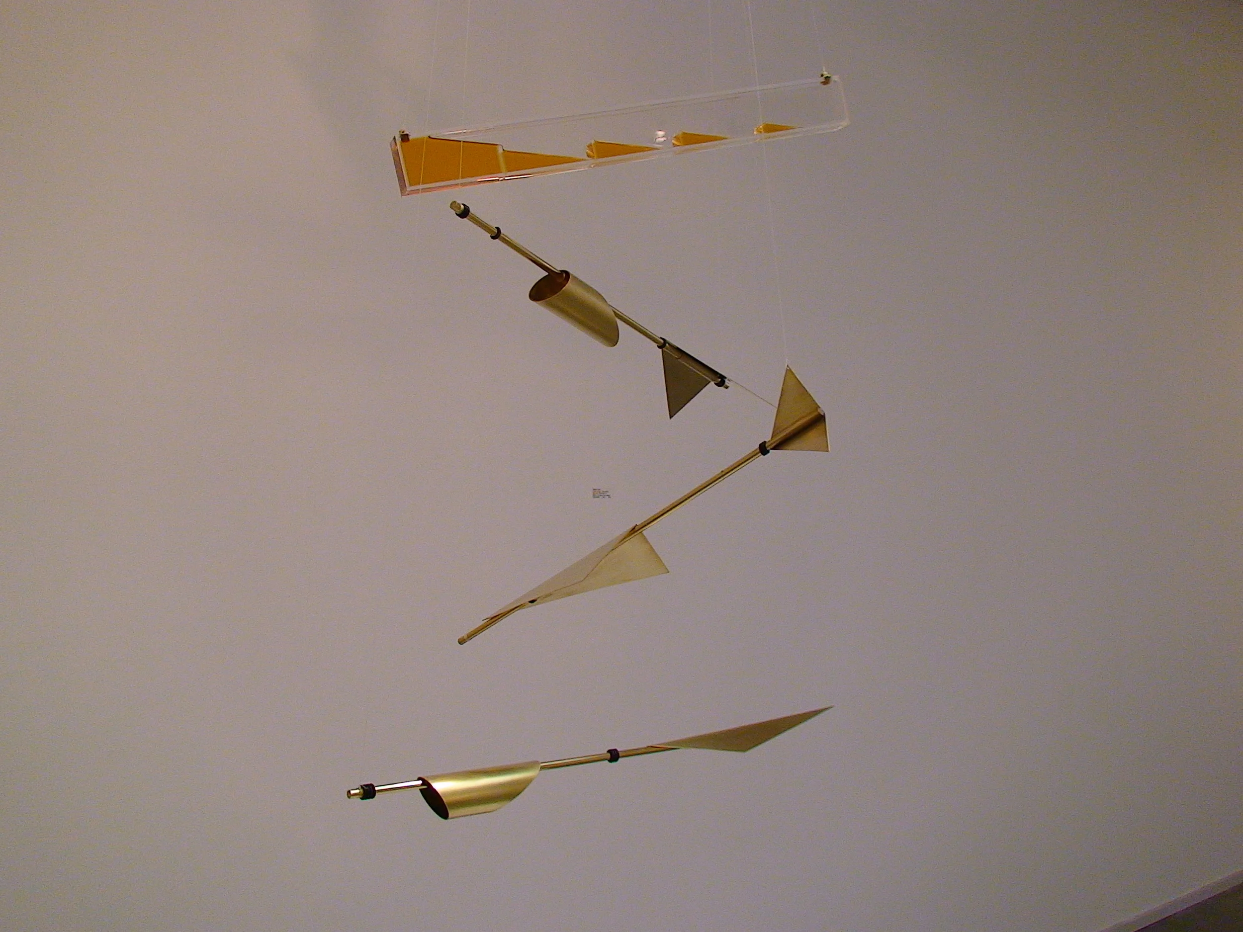 Golden Wings - Suspended Elements, Tilted Shaft VI (2)