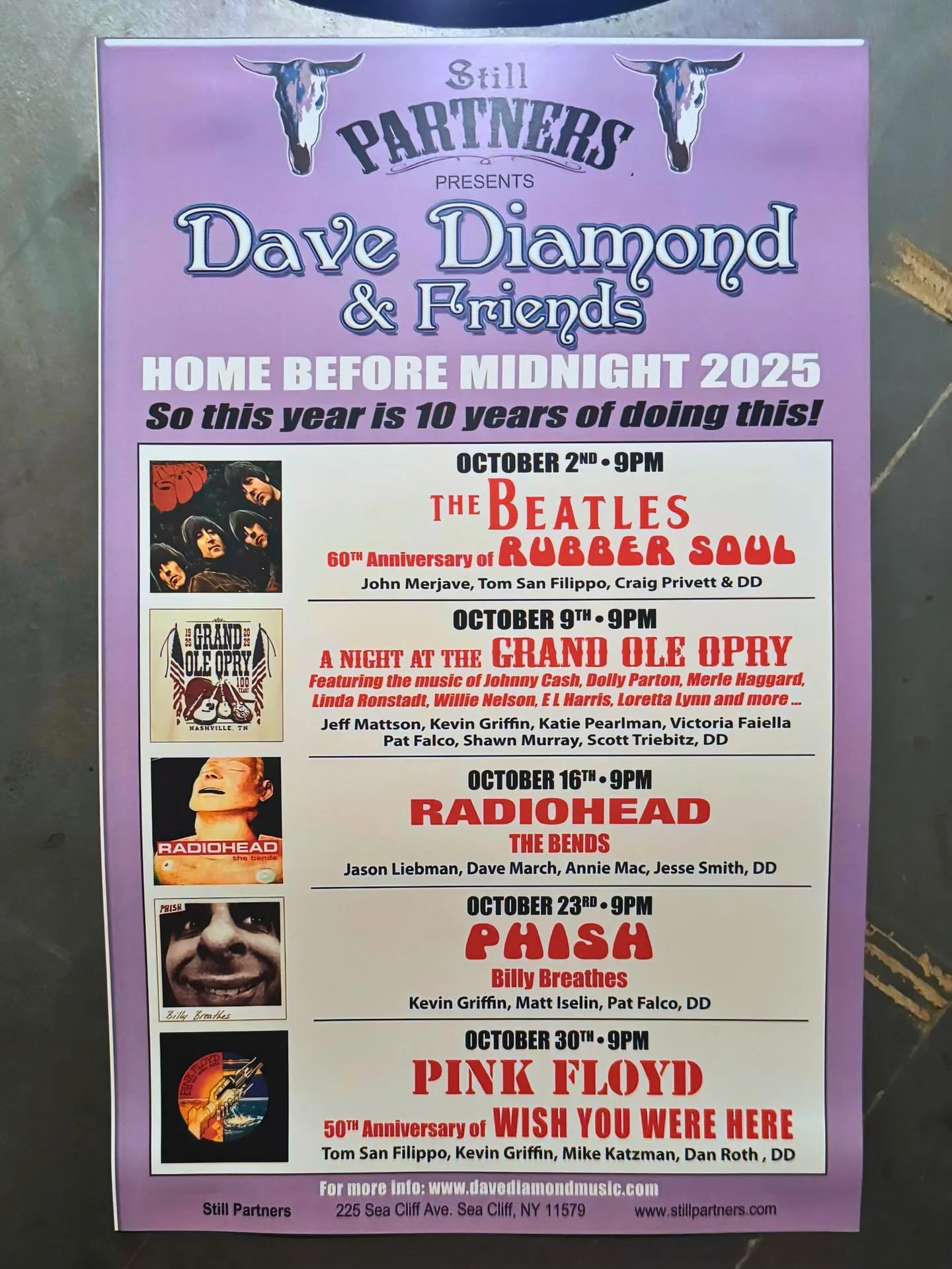 Dave Diamond &amp; Friends: Home Before Midnight 2025 continues tonight with A Night at The Grand Ole Opry 🎶🎸