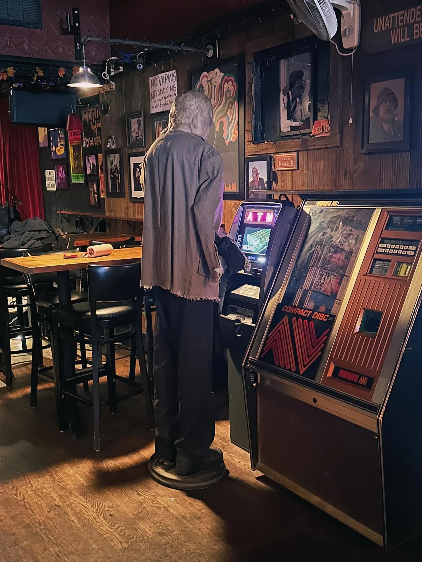 Even the zombie uses our ATM 🧟

It&rsquo;s Taco Tuesday 🌮, and Trivia Tuesday! Teams of 1-5, $10 per person, TONIGHT @ 8:30 w/ @jadesane 🤓