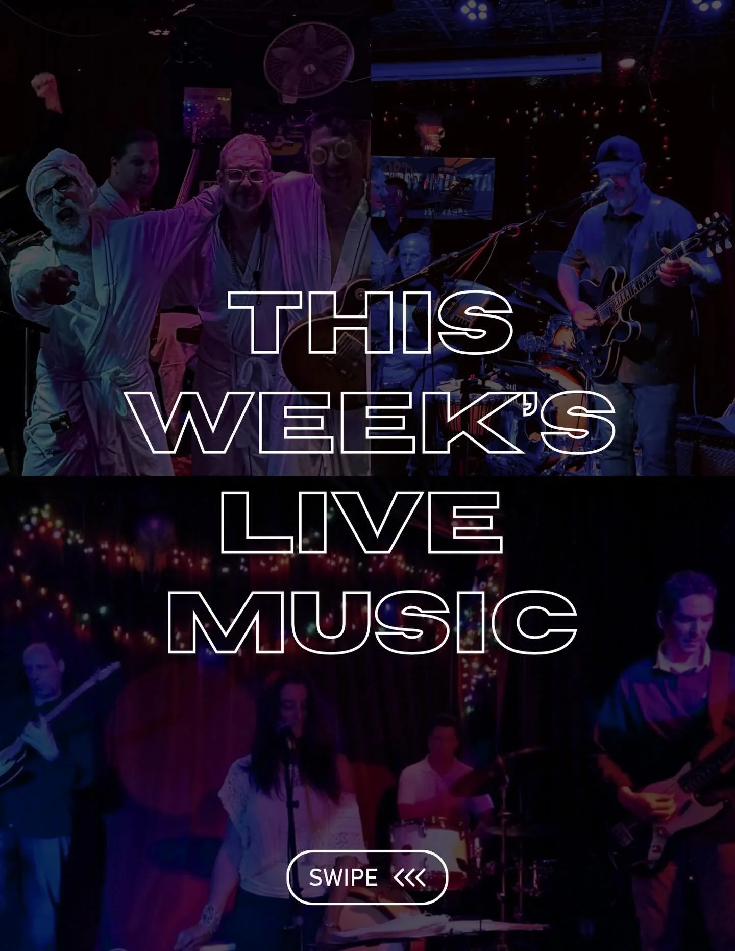 This Week&rsquo;s Live Music at Still Partners!

🗓️ Wednesday: Open Mic Night! Sign up w/ @matthepirate 🎤

🗓️ Thursday: North Bound Sound rocking 1 long set! 🎶

🗓️ Friday: Circus Mind Holiday Bash (@circusmindband)! New Orleans-inspired rock and