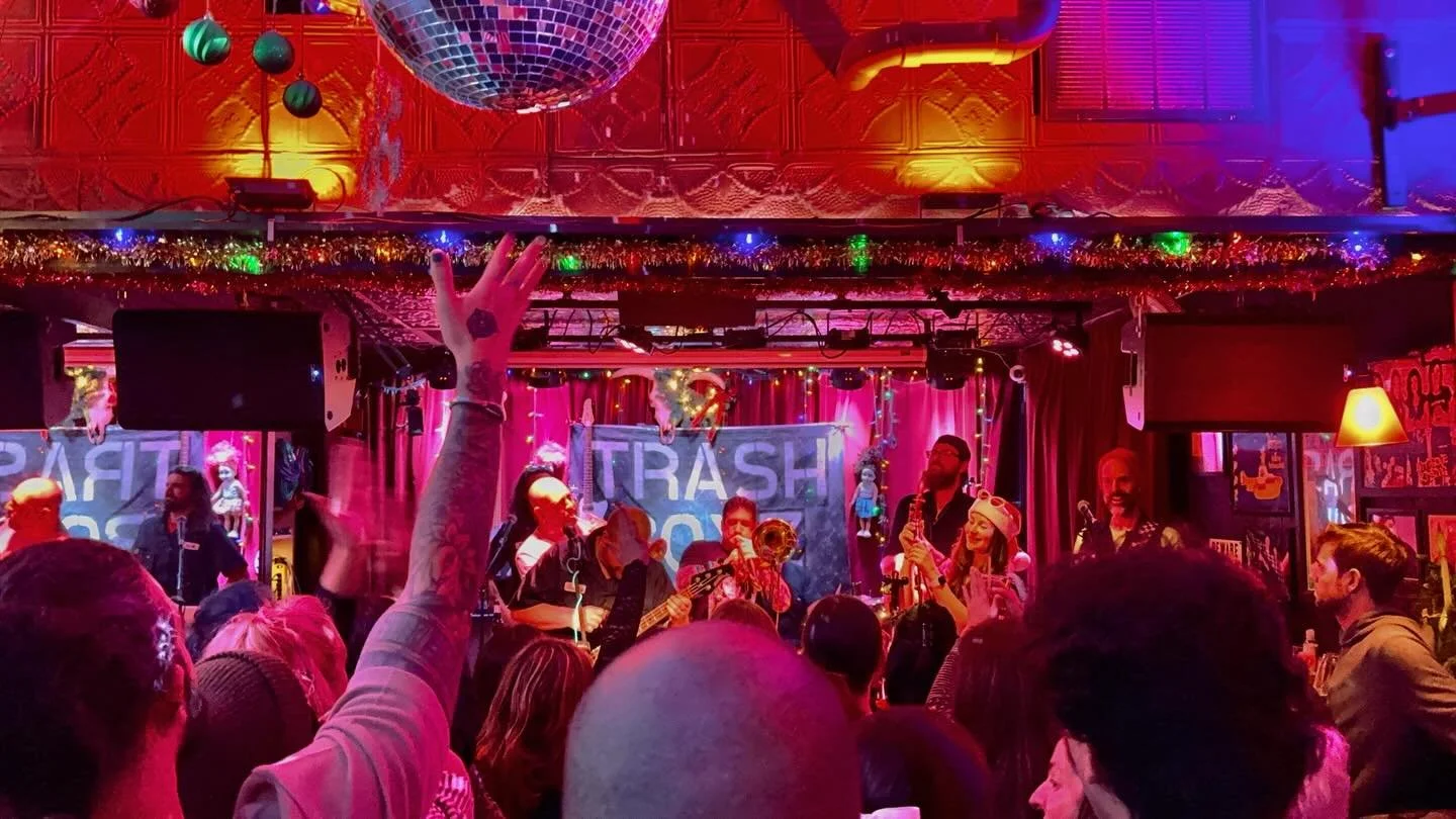 Don&rsquo;t miss the Annual Holiday Townie Trash Bash 🎅🏻🪩 Tonight at 8! Wear your best Christmas pajamas 🕺