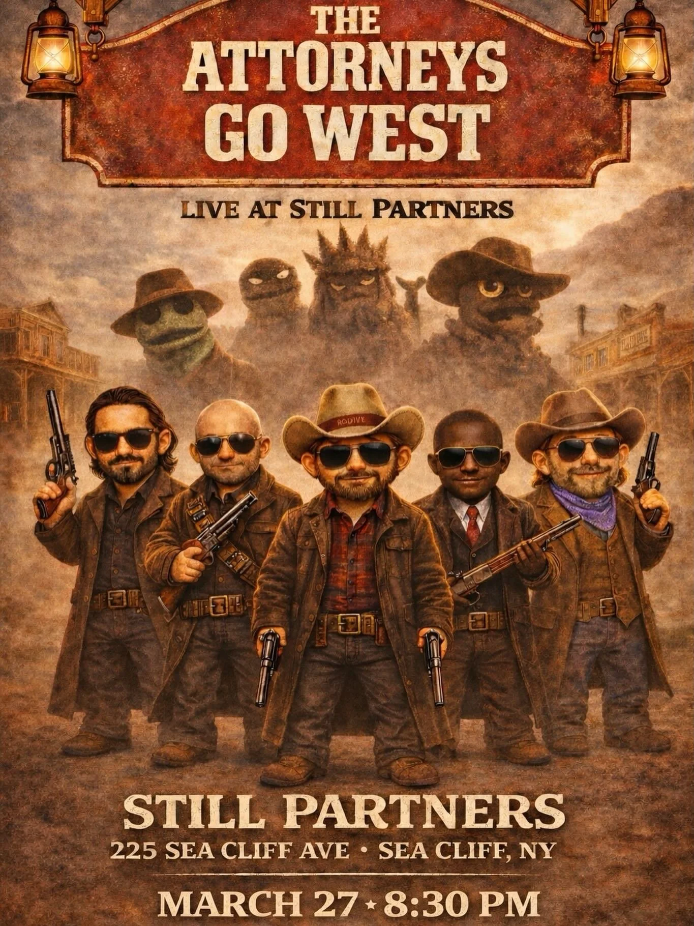 Tomorrow night&hellip; The Attorneys Go West 🎸 Live at SP!