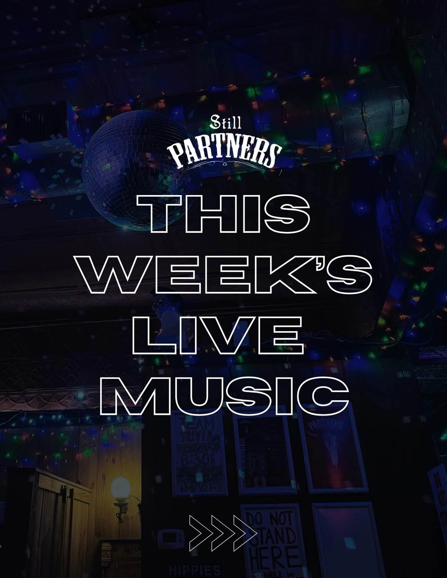 This Week&rsquo;s Live Music at Still Partners!

🗓️ Wednesday: Open Mic Night! Sign up with Matt the Pirate 🎶

🗓️ Friday: Roll up for the long-awaited return of Glenn Strange (@glennstrangeofficial) at Still Partners in Sea Cliff for their Album R