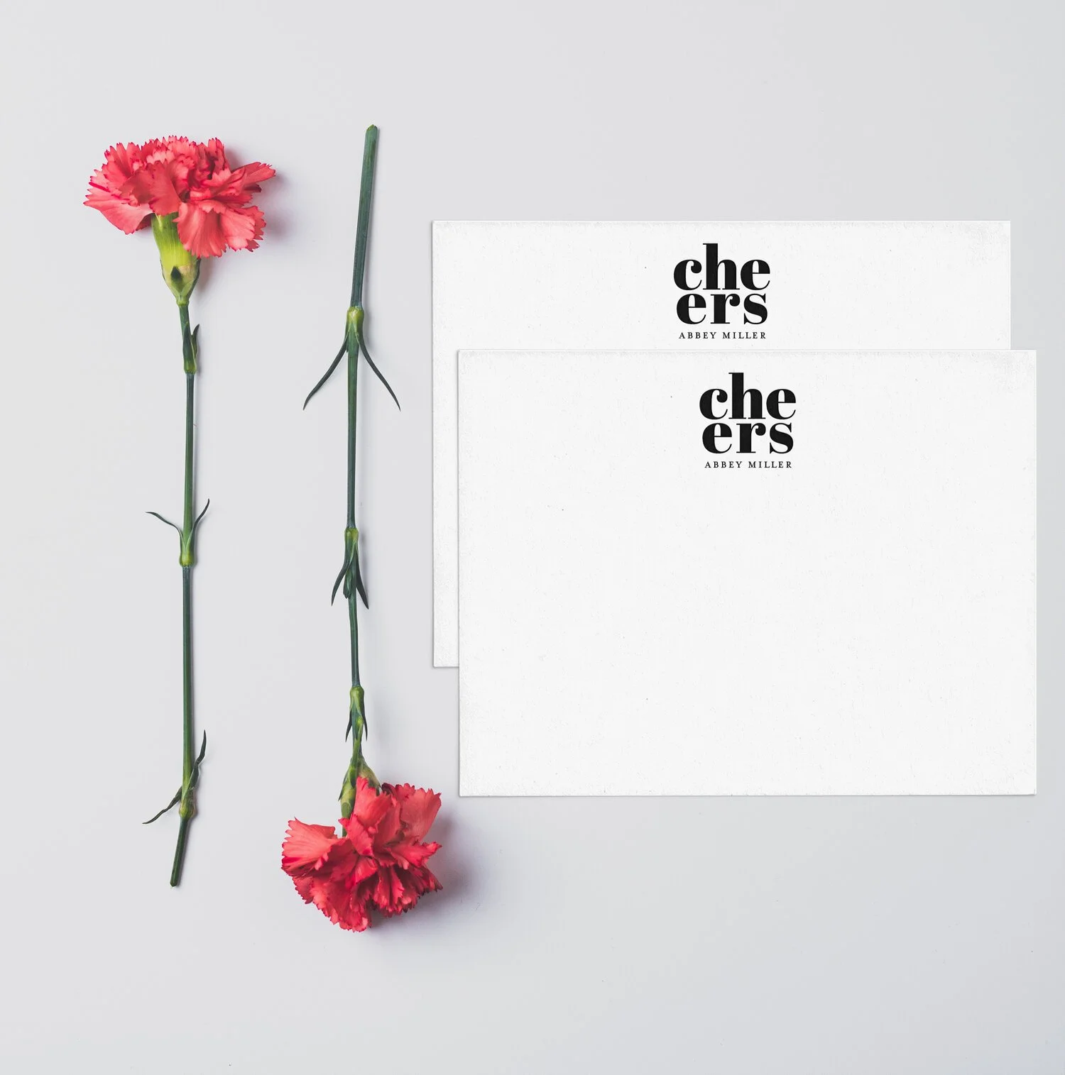 CHEERS / PERSONALIZED STATIONERY