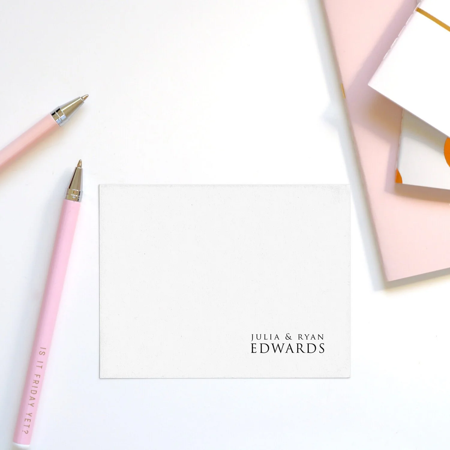 MODERN BLOCK / PERSONALIZED STATIONERY