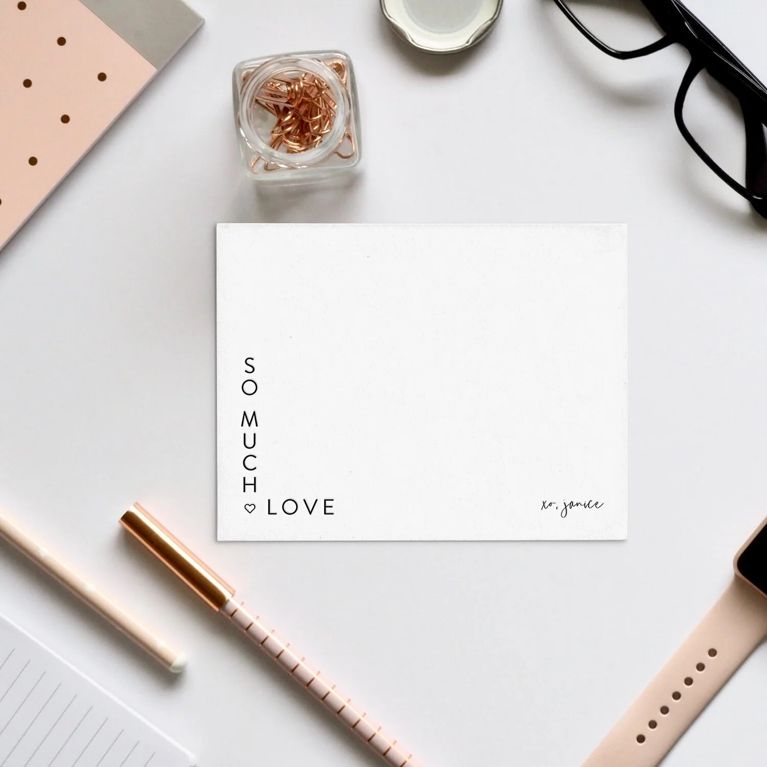HEART LETTER / PERSONALIZED STATIONERY