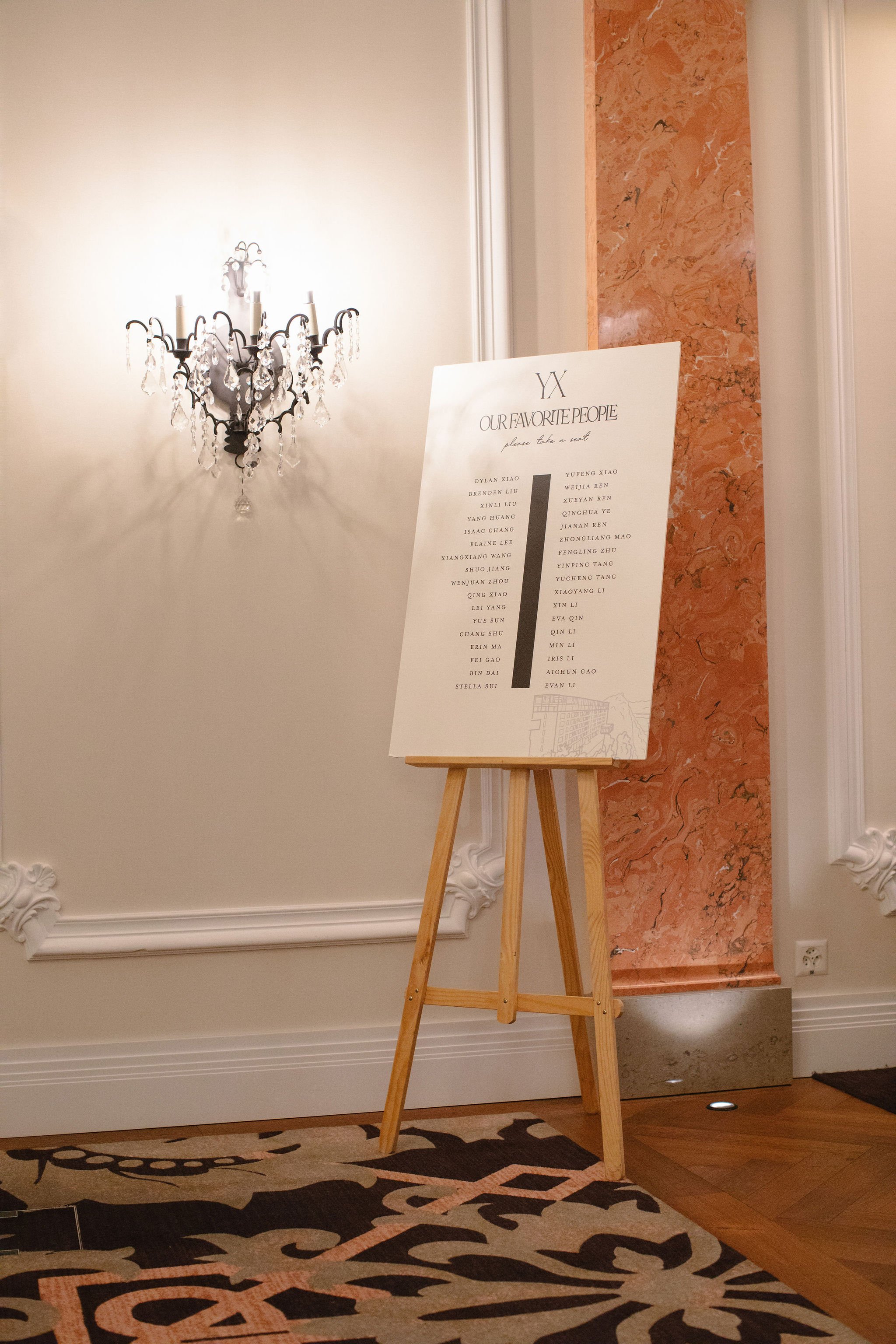 Luxury destination wedding invitation design in Switzerland
