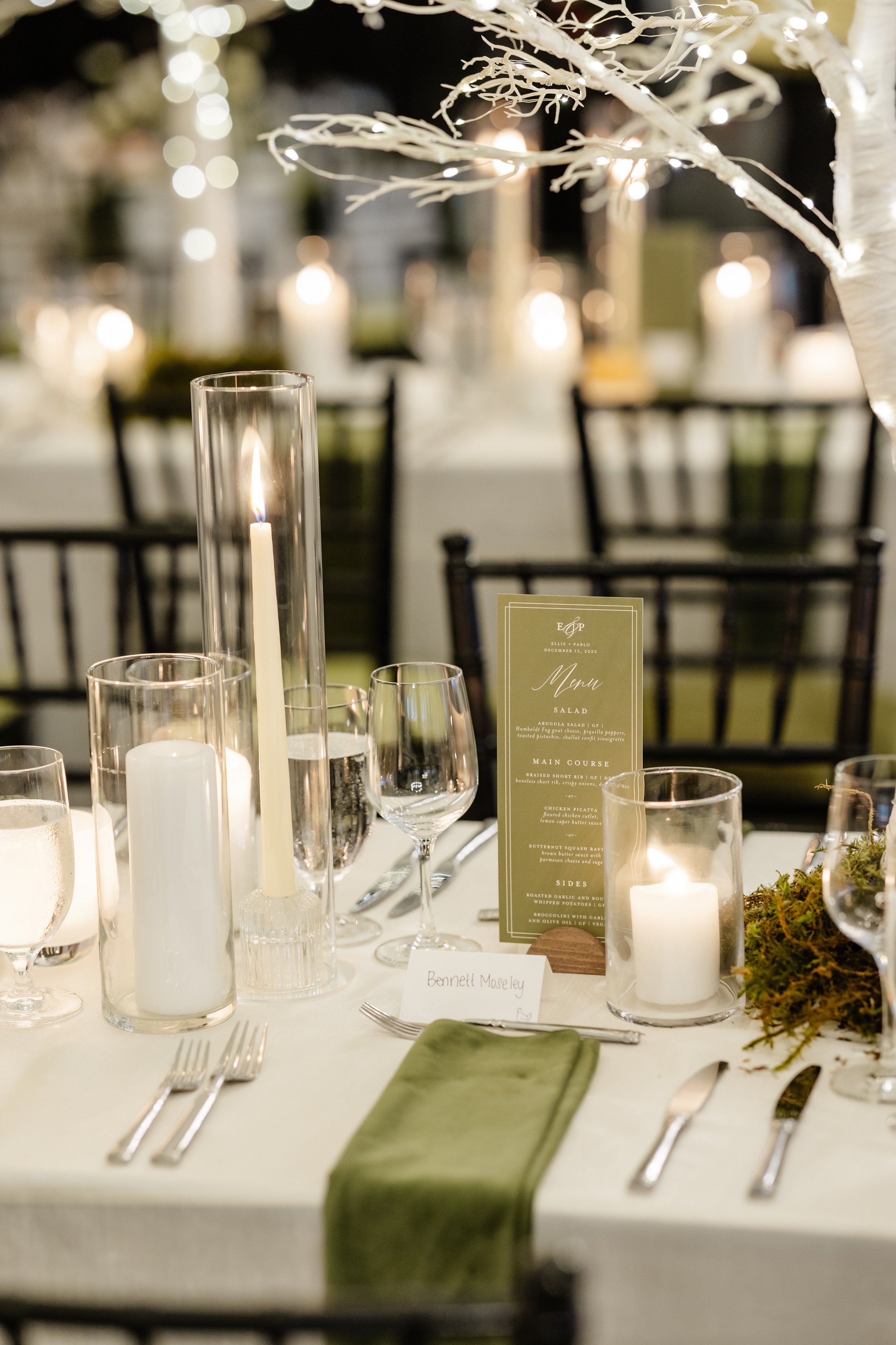 Reception Table Styling