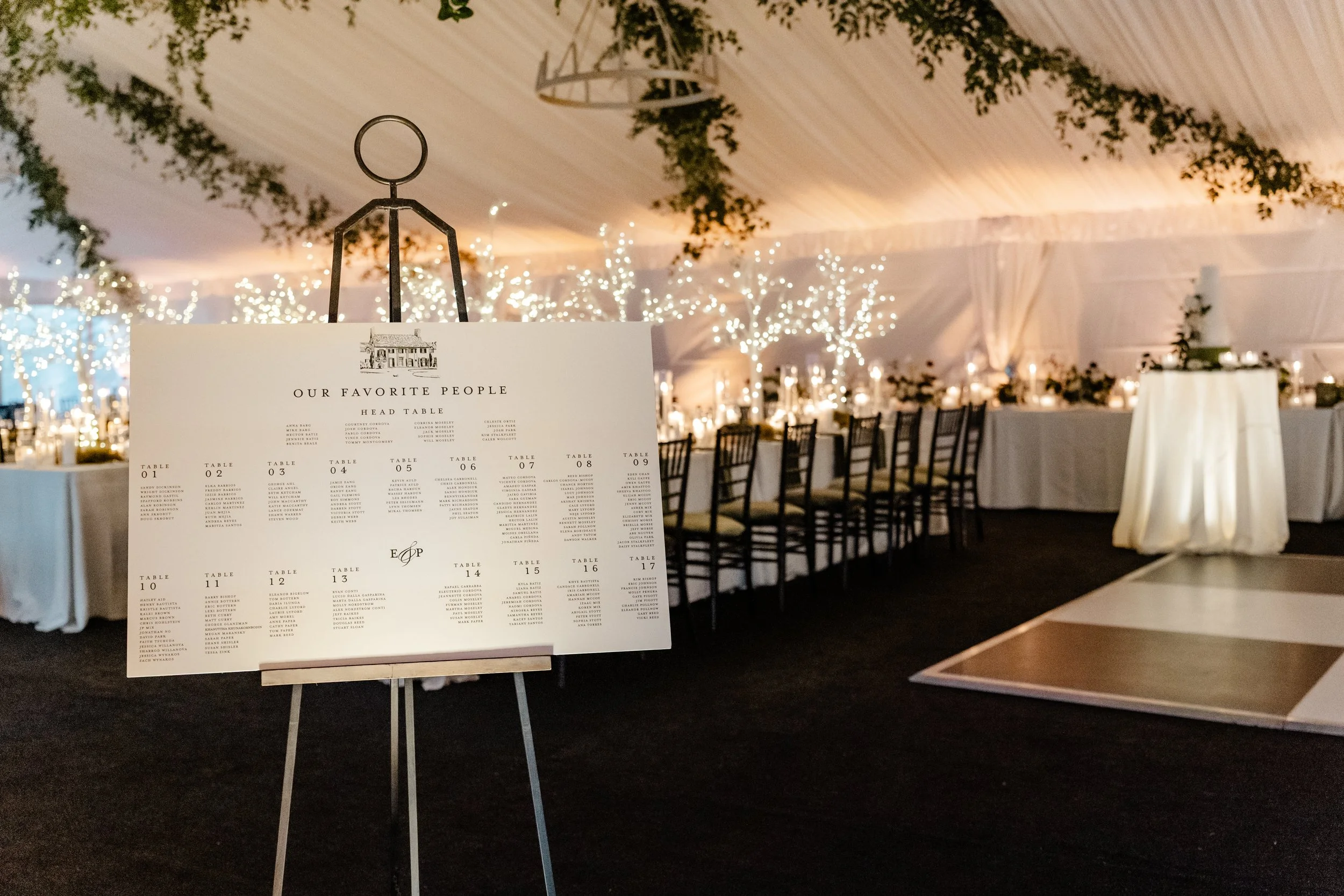 Seating Chart Display