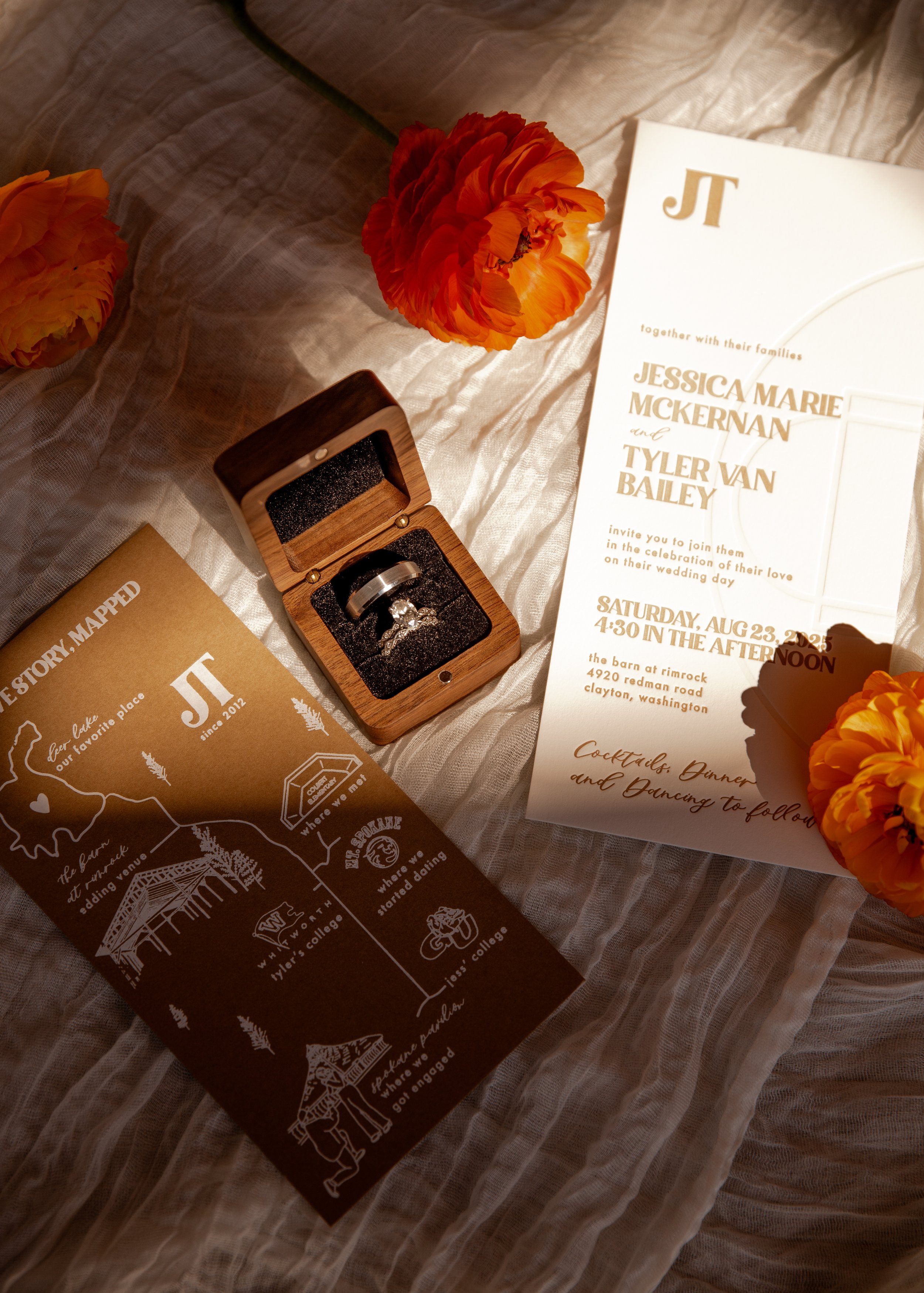 Summer Wedding Invitation Suite