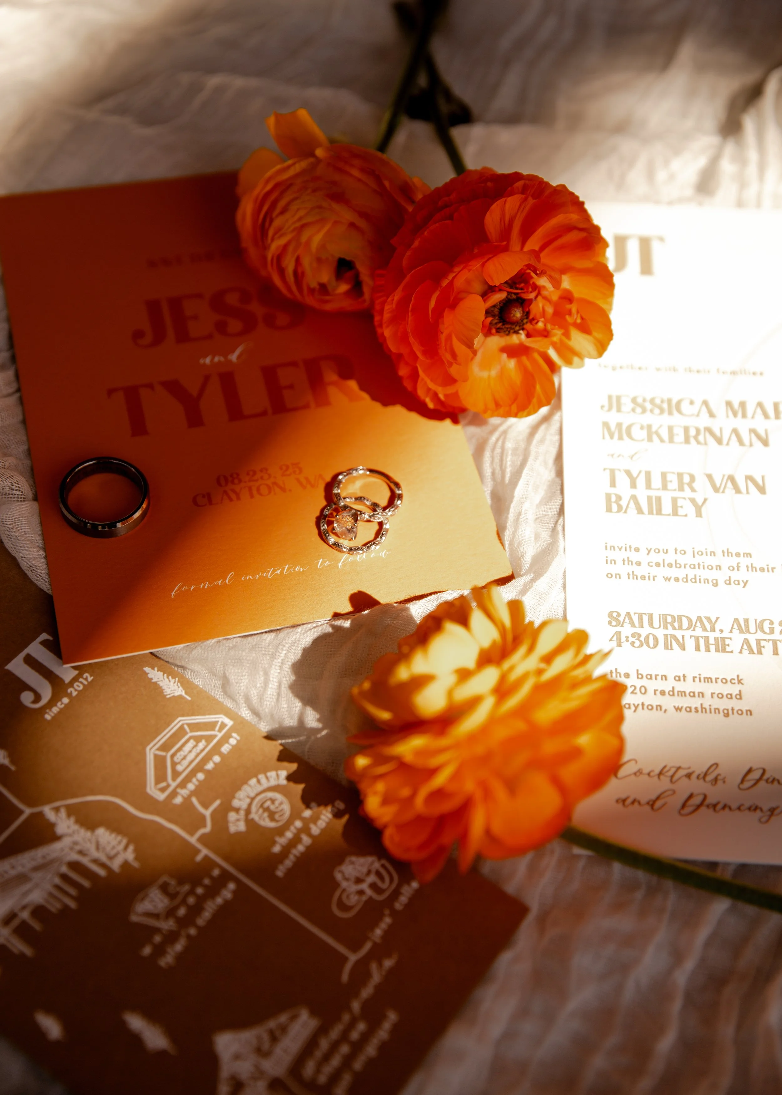 Detail Shot of Rings + Blooms