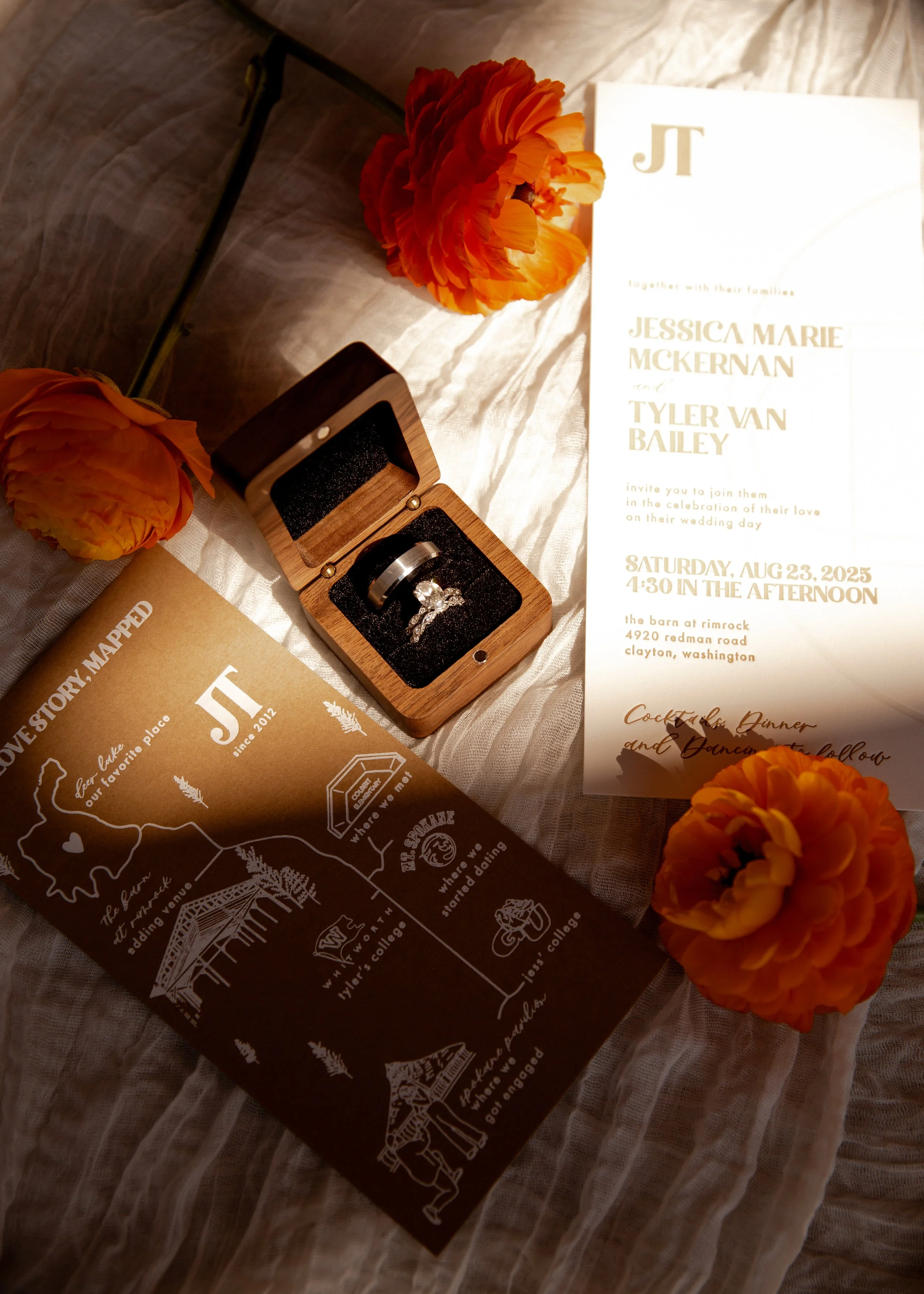 Invitation Suite in Natural Light