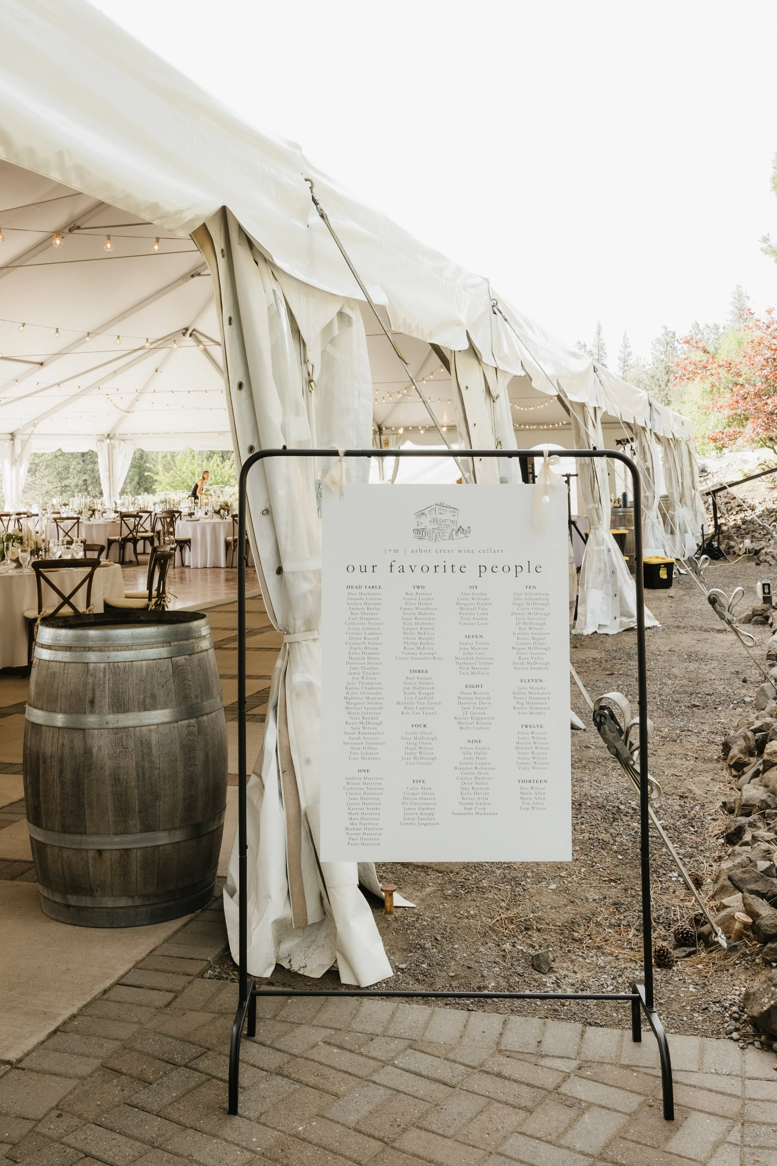 Seating Chart Display