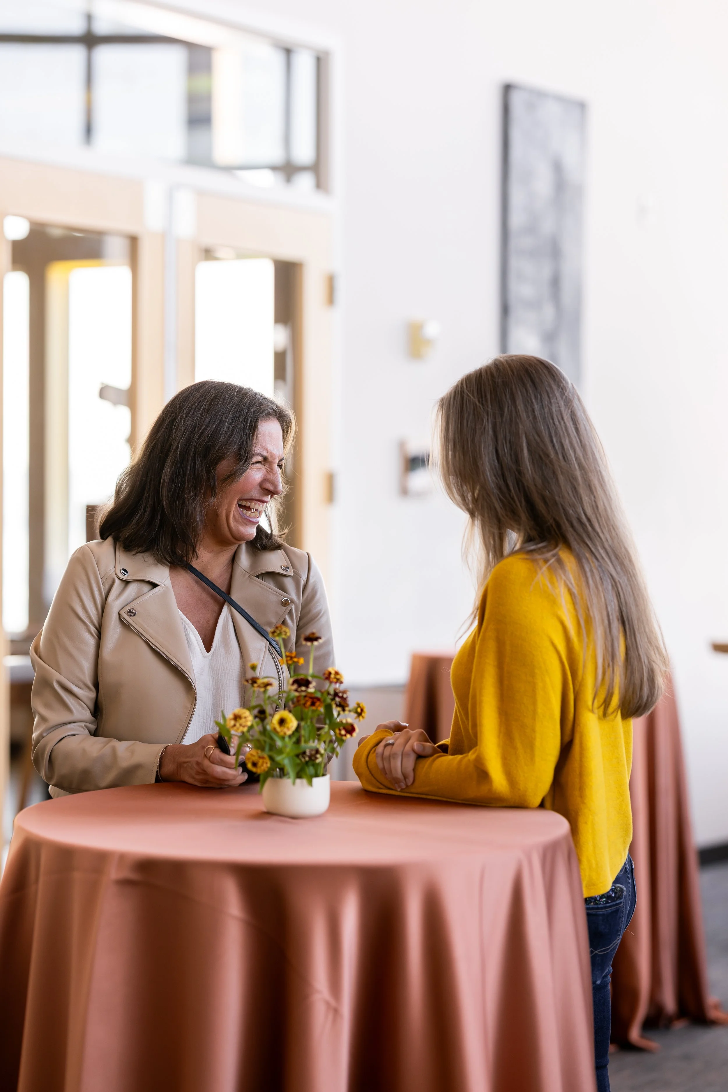 Guests Mingling at the Gala
