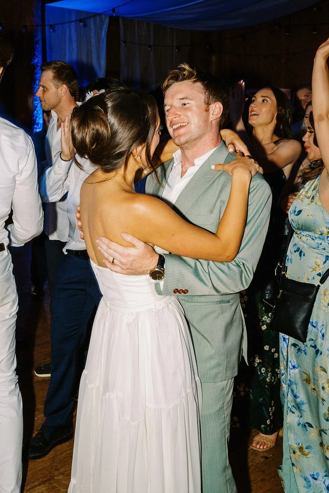 Dance Floor Joy at Lauryn + Thatcher’s Wedding
