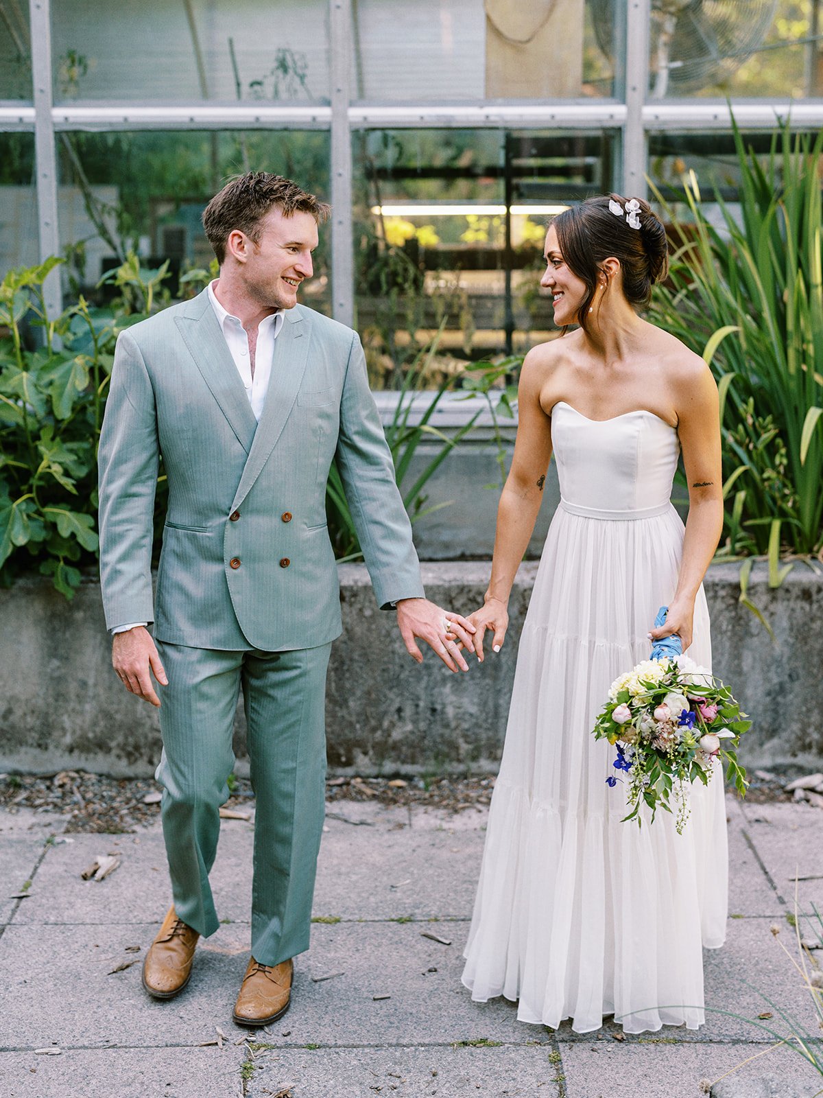 First Look at Lauryn + Thatcher’s Whimsical Wedding