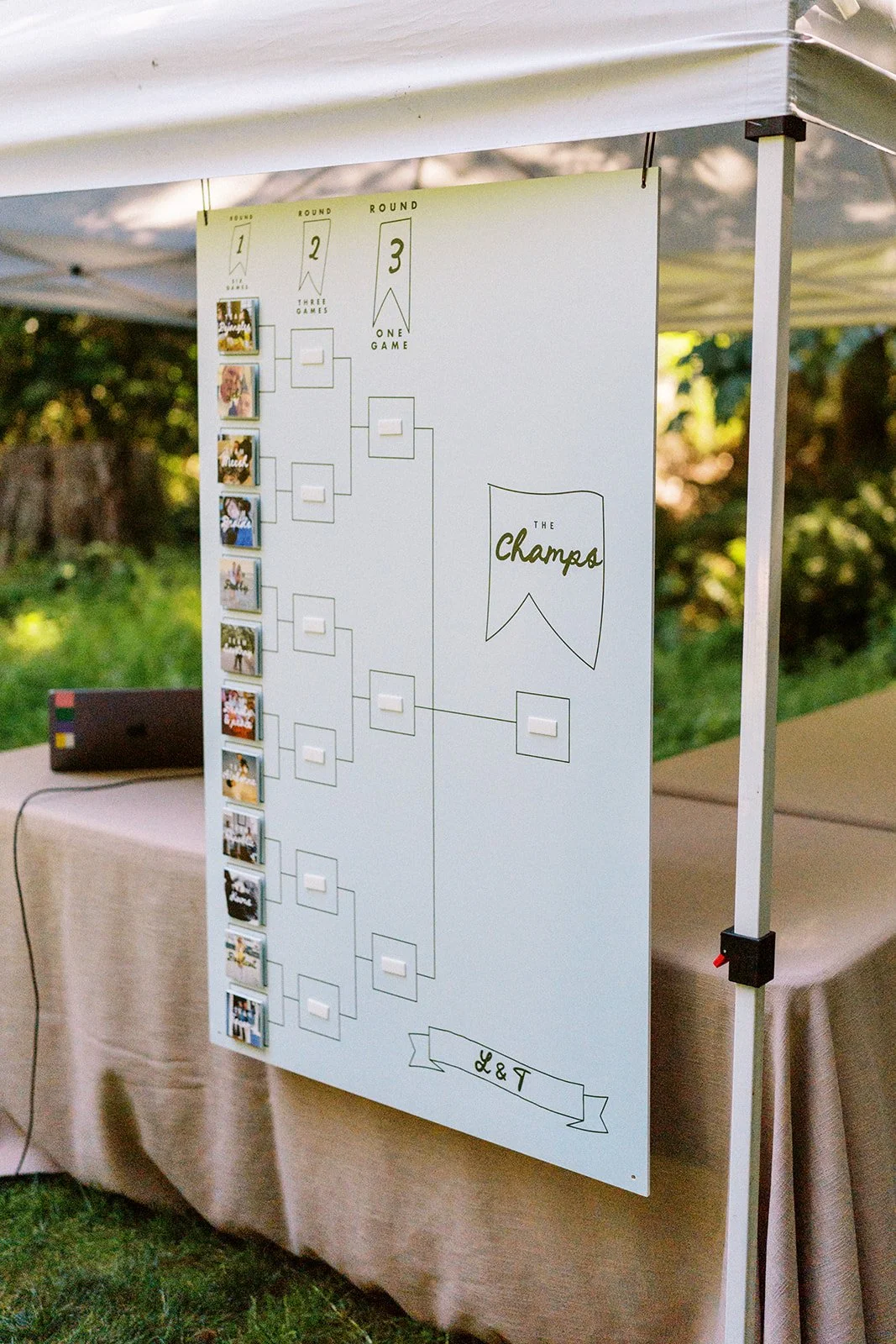 Wes Anderson-Style Game Signage