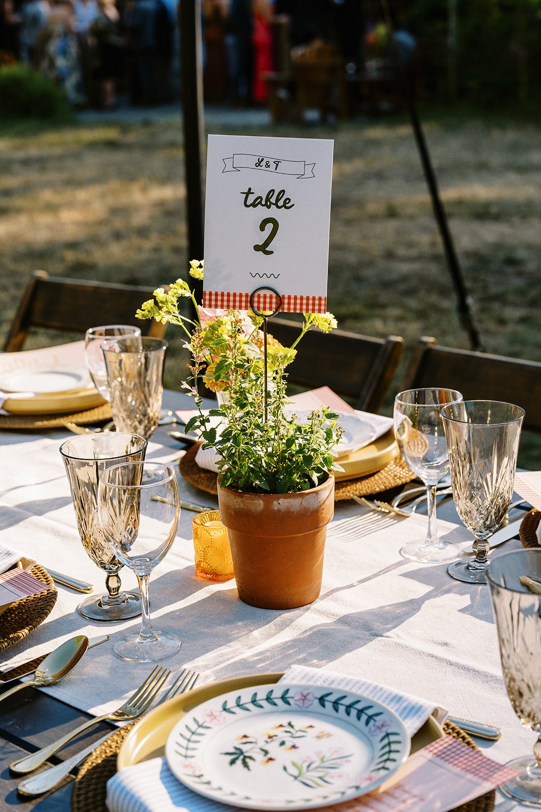 Wes Anderson-Inspired Centerpiece