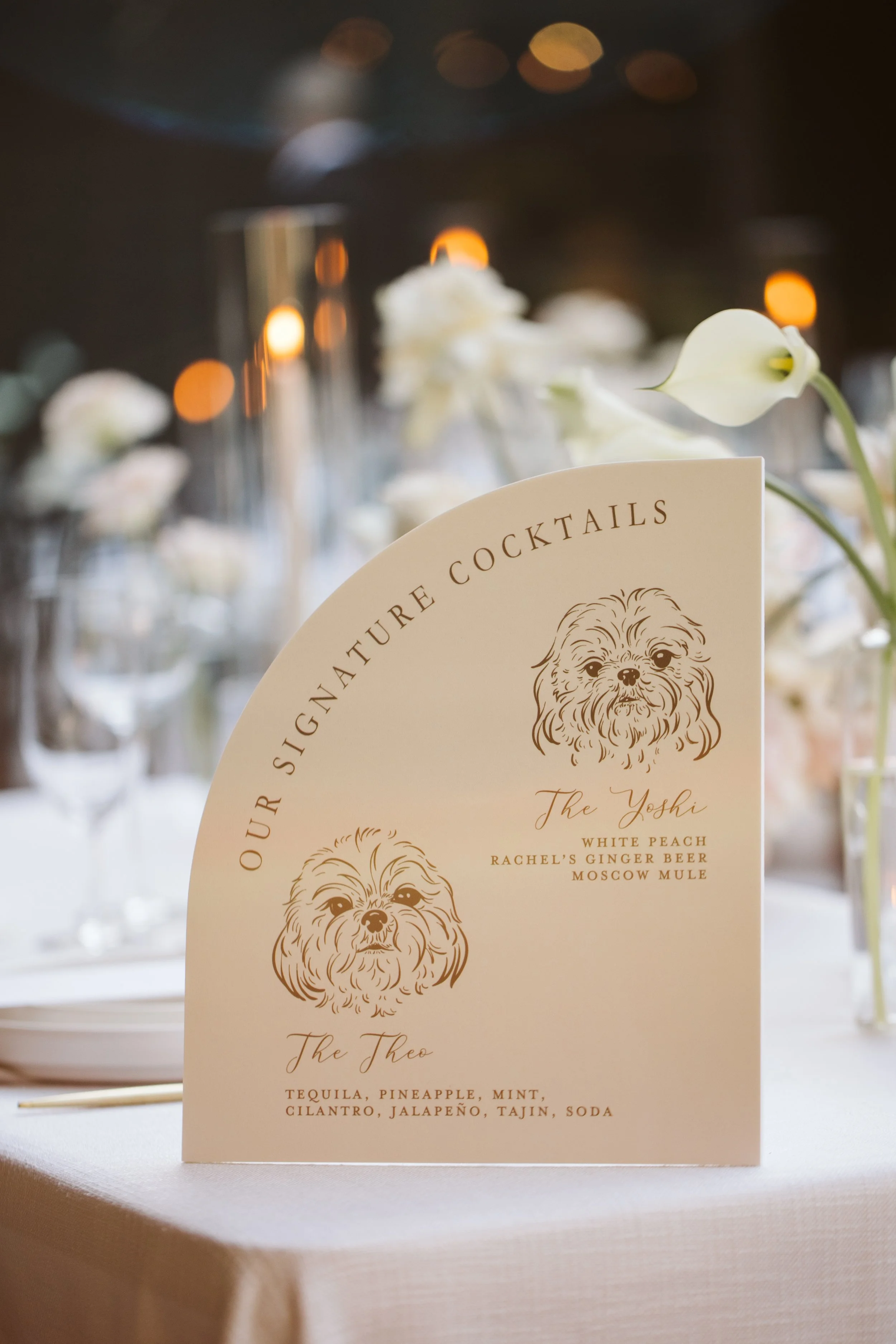 Modern Wedding Bar Sign