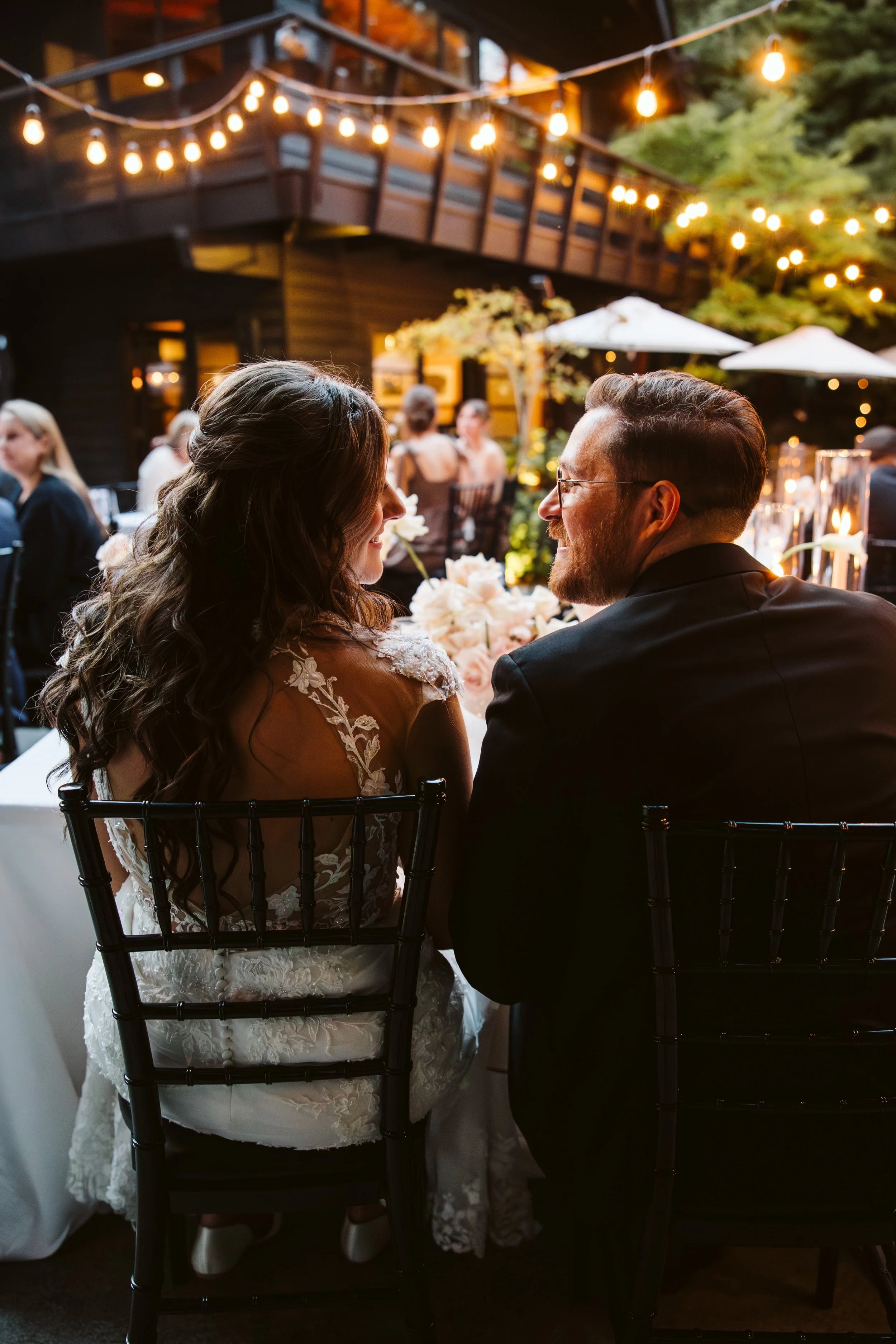 Elegant Reception Lighting