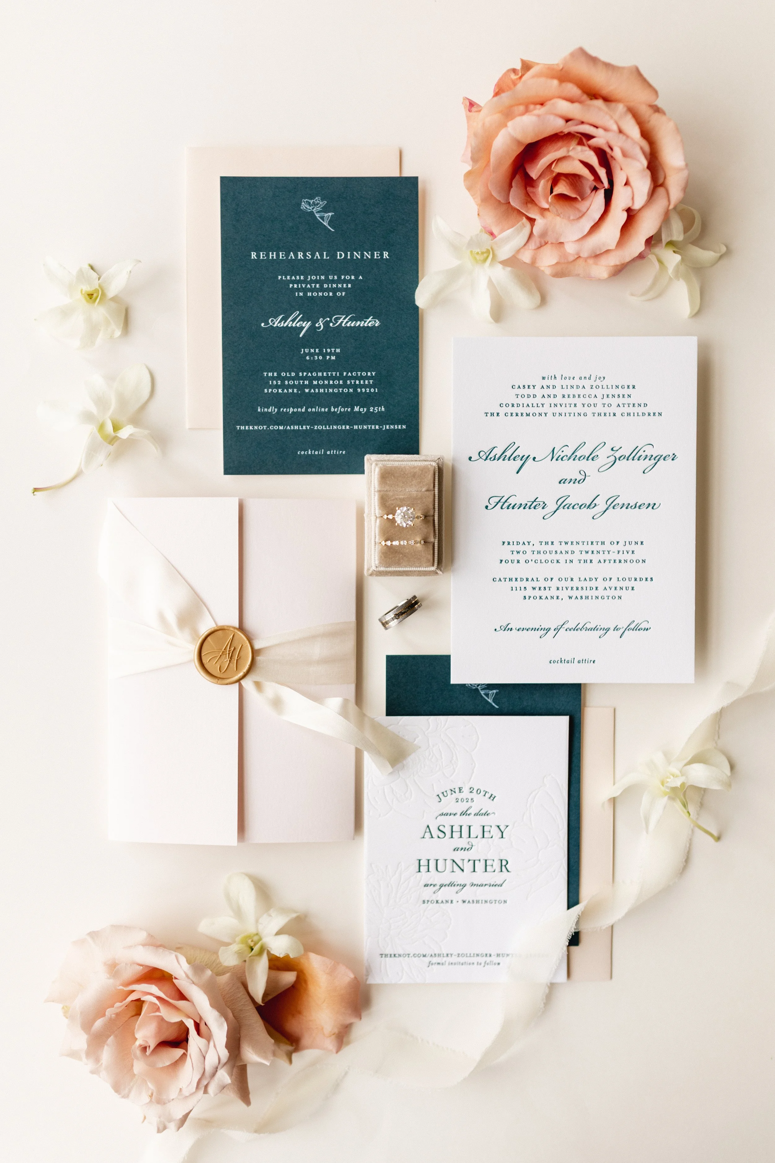 Invitation Flat Lay